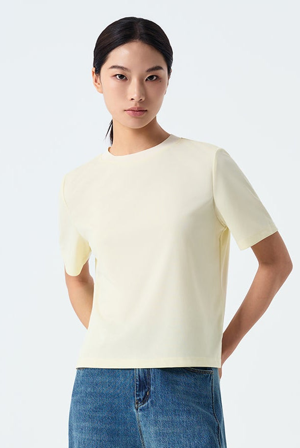Kelly Ribbed Contrast Collar Top