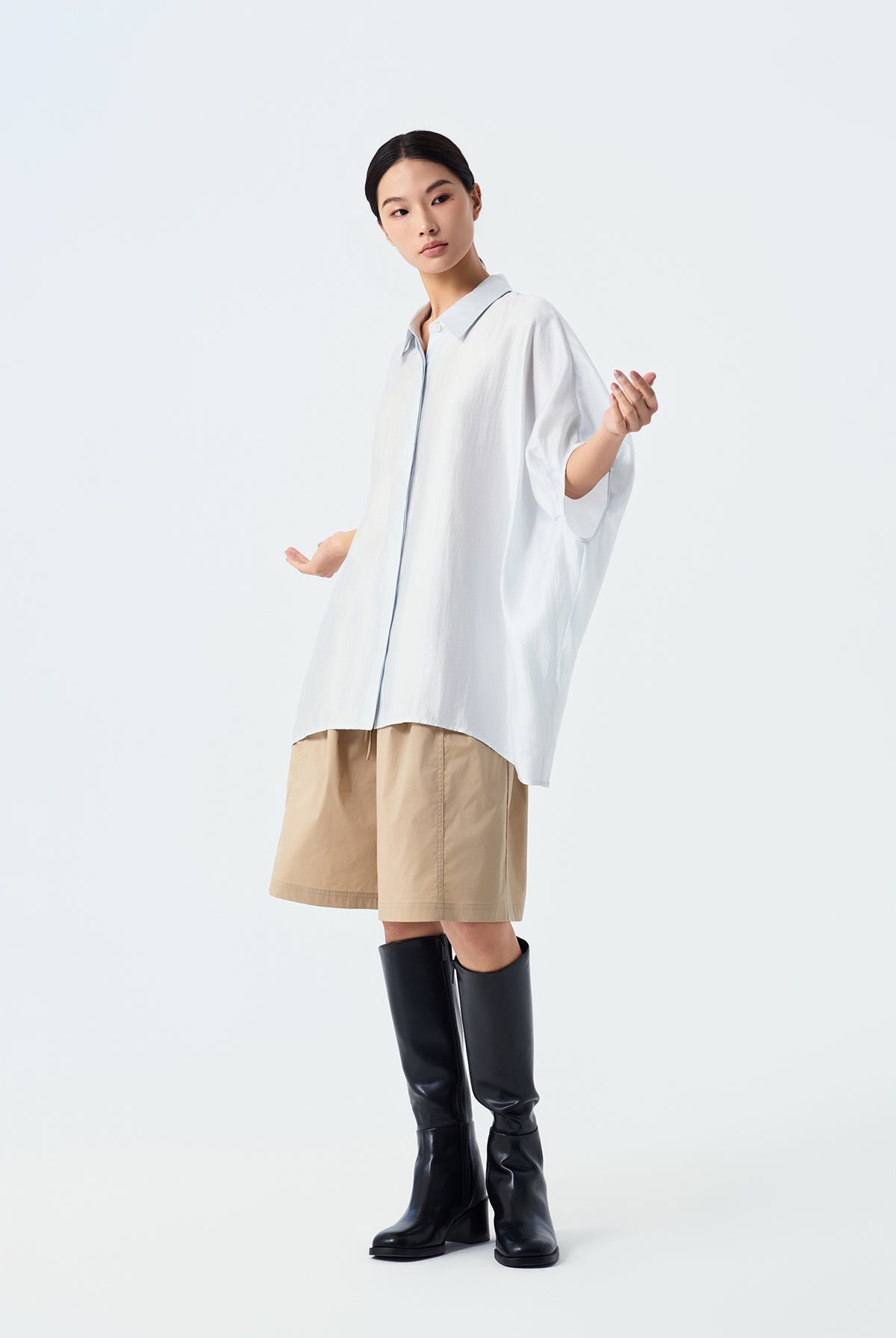 Aubrey Oversized Button-up Shirt