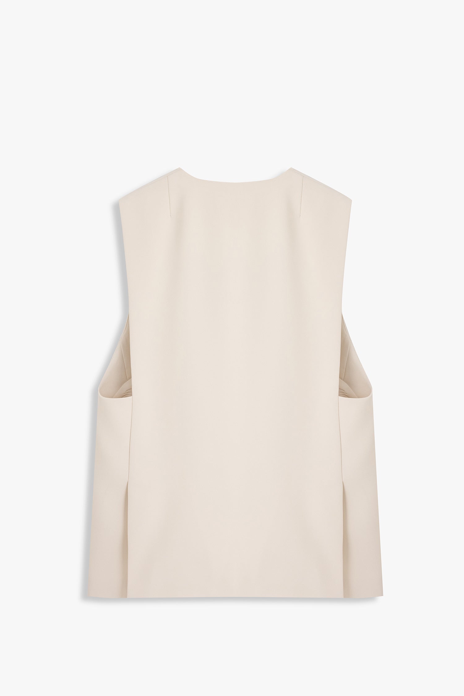 Lapelless Vest