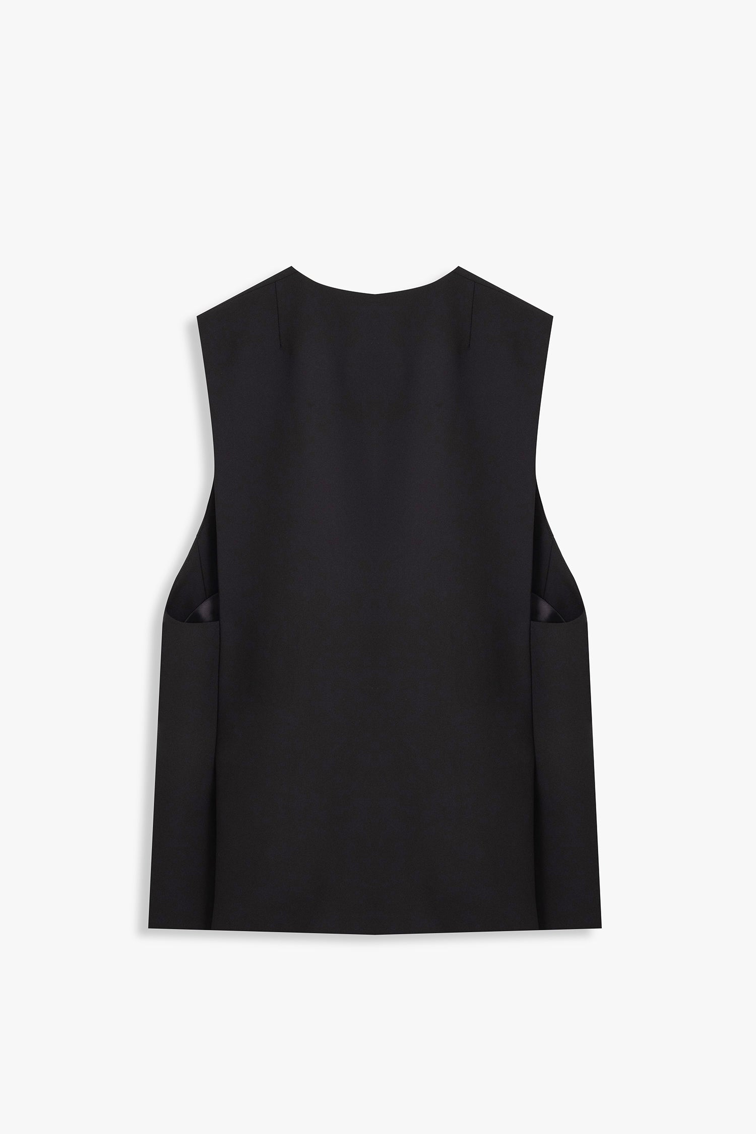 Lapelless Vest