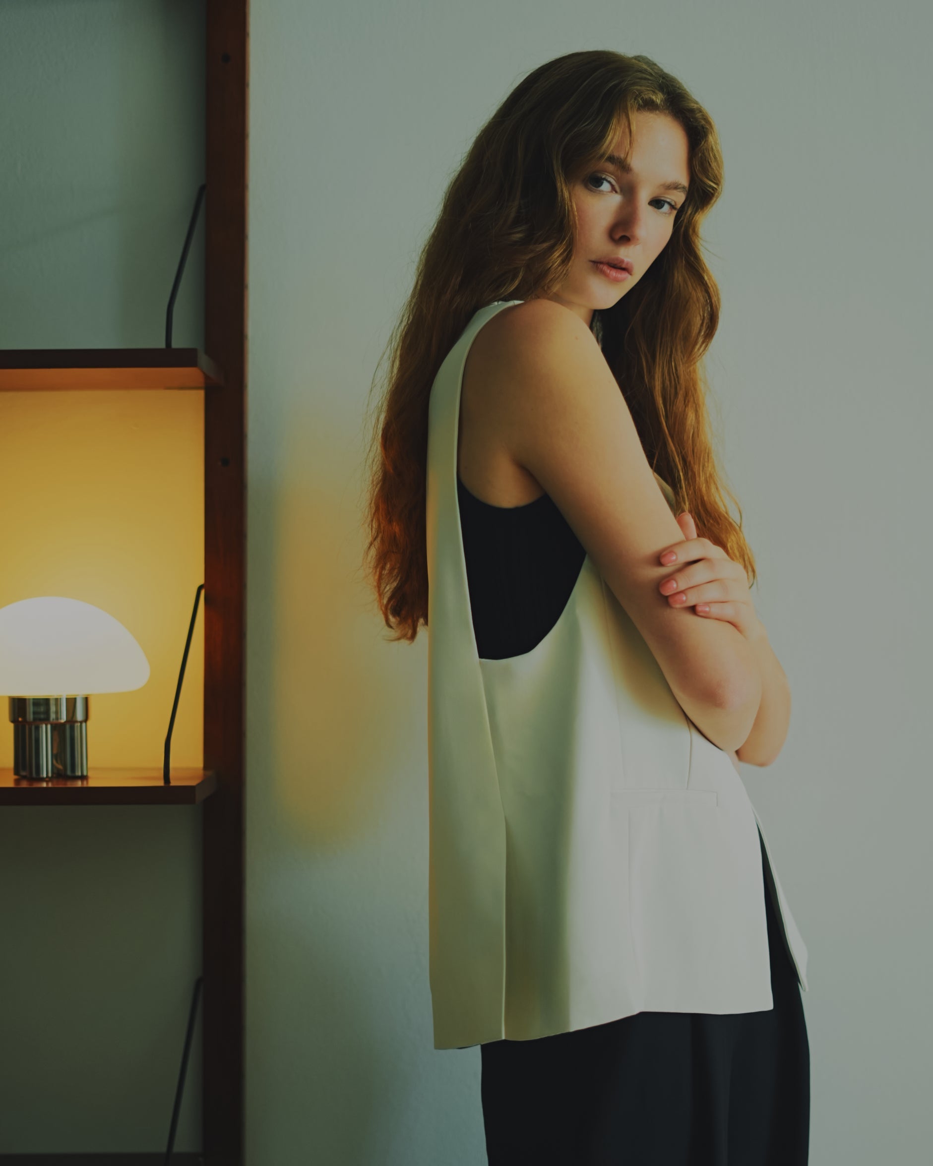 Lapelless Vest