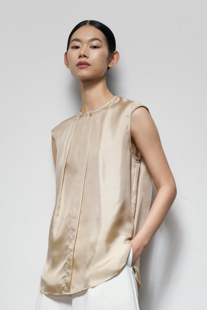 Concealed Placket Top