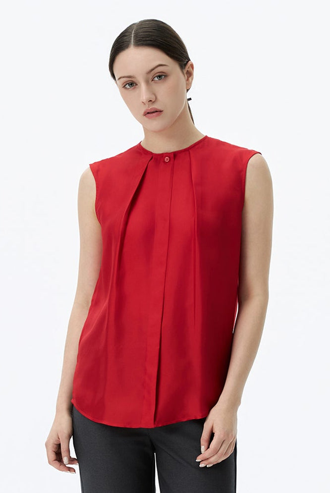 Concealed Placket Top