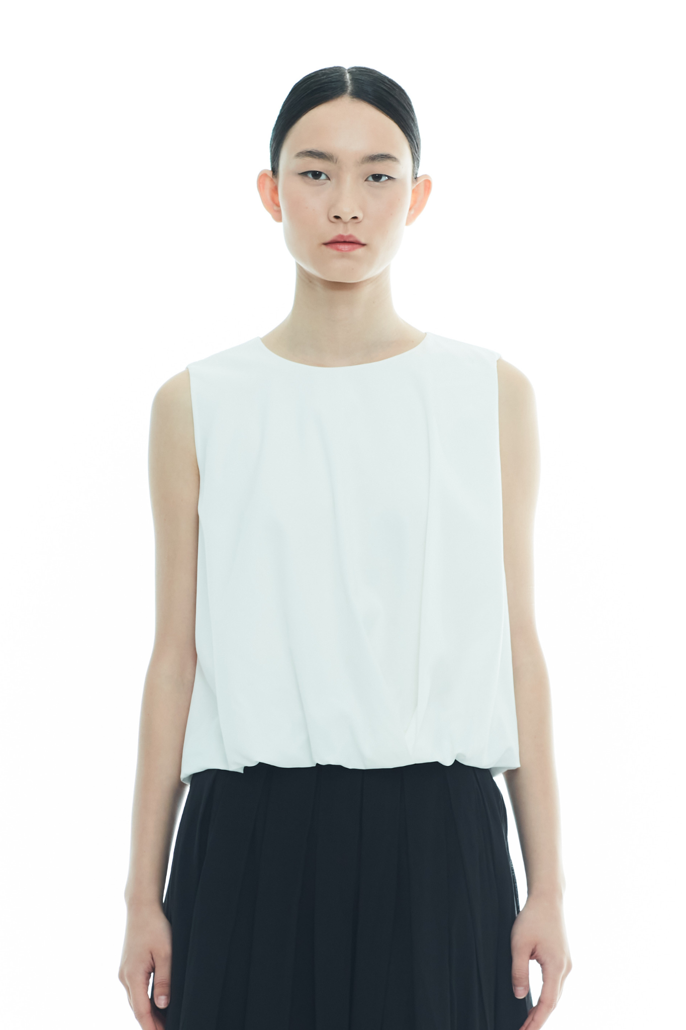 Round Neck Bubble Top