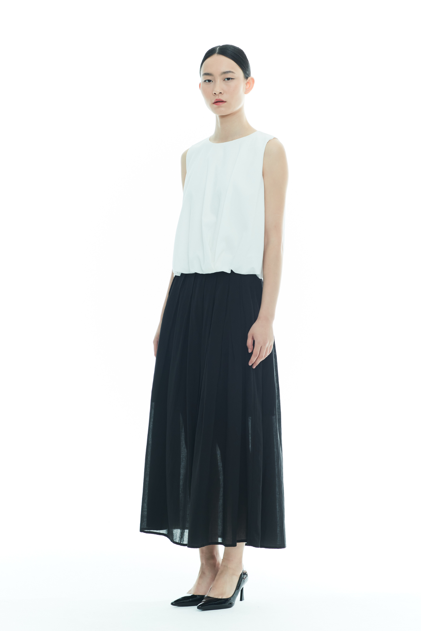 Round Neck Bubble Top