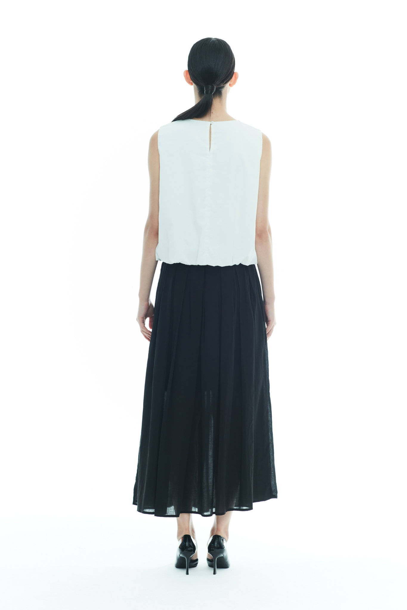 Round Neck Bubble Top