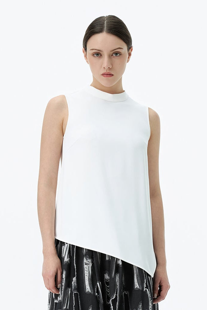 Asymmetric Sleeveless Top