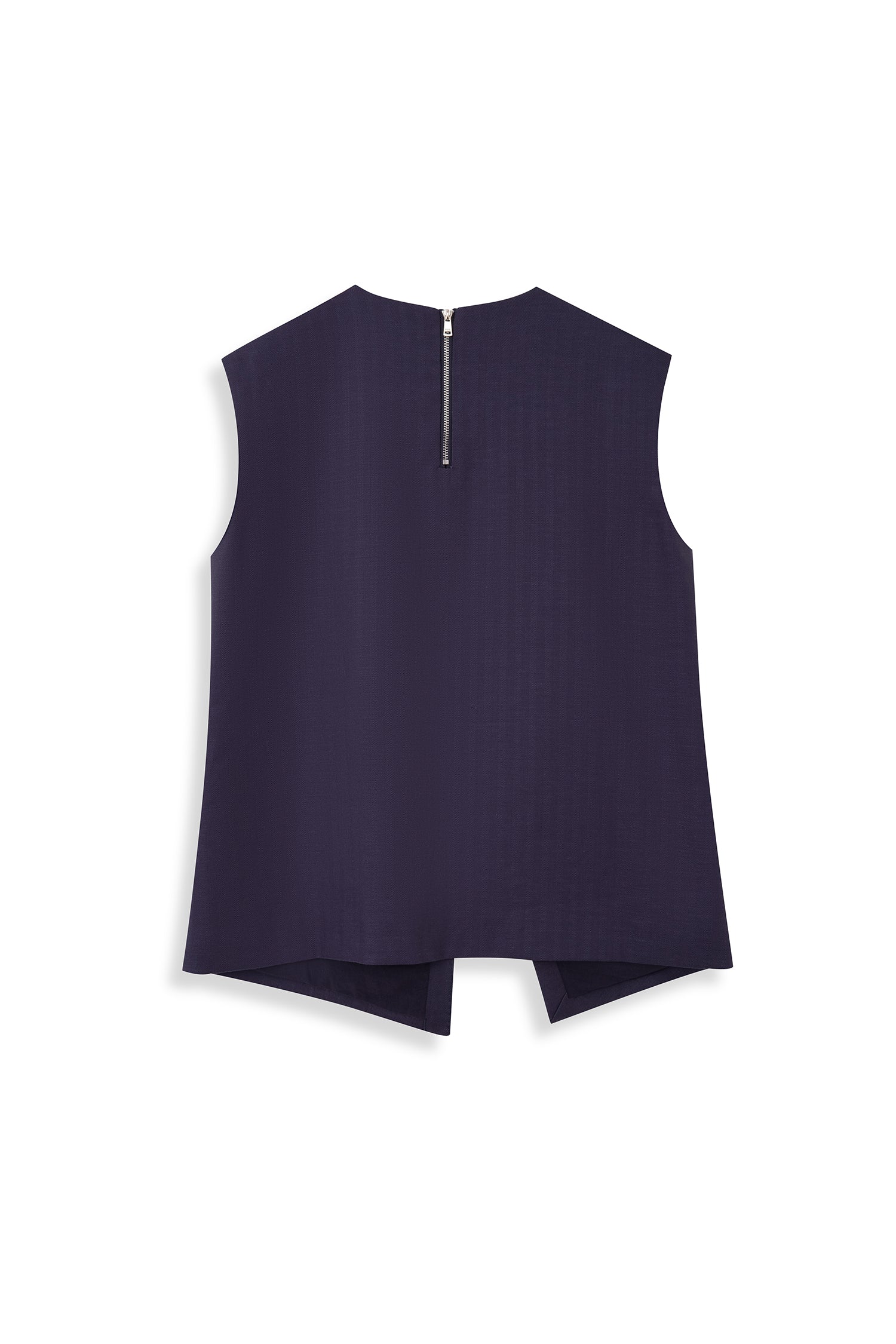 Asymmetric Sleeveless Vest