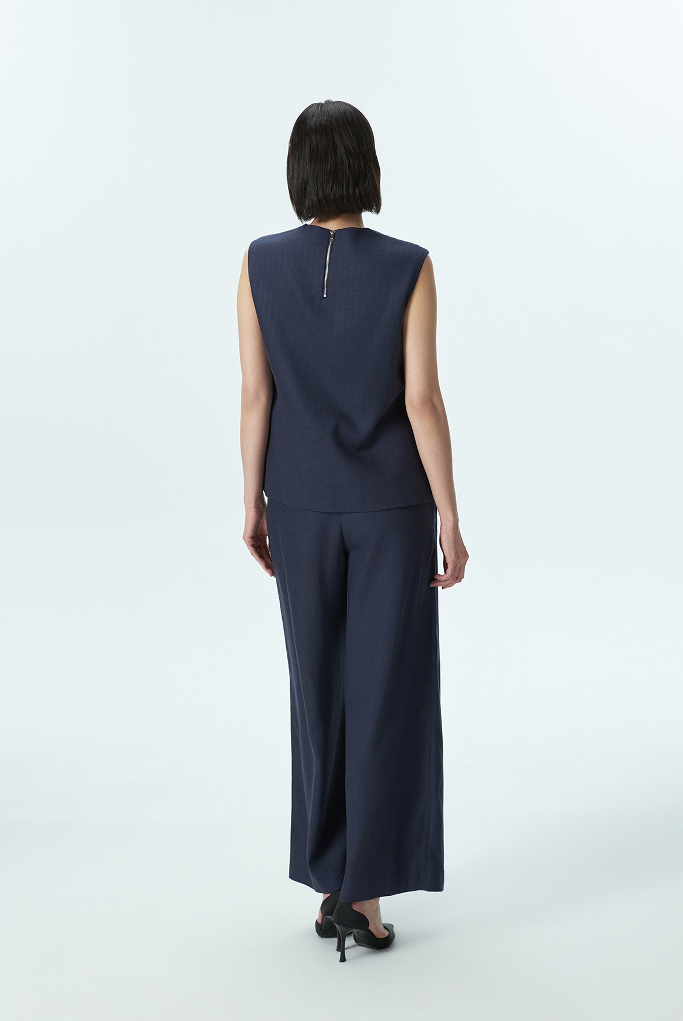 Wide Leg Pleated Pants