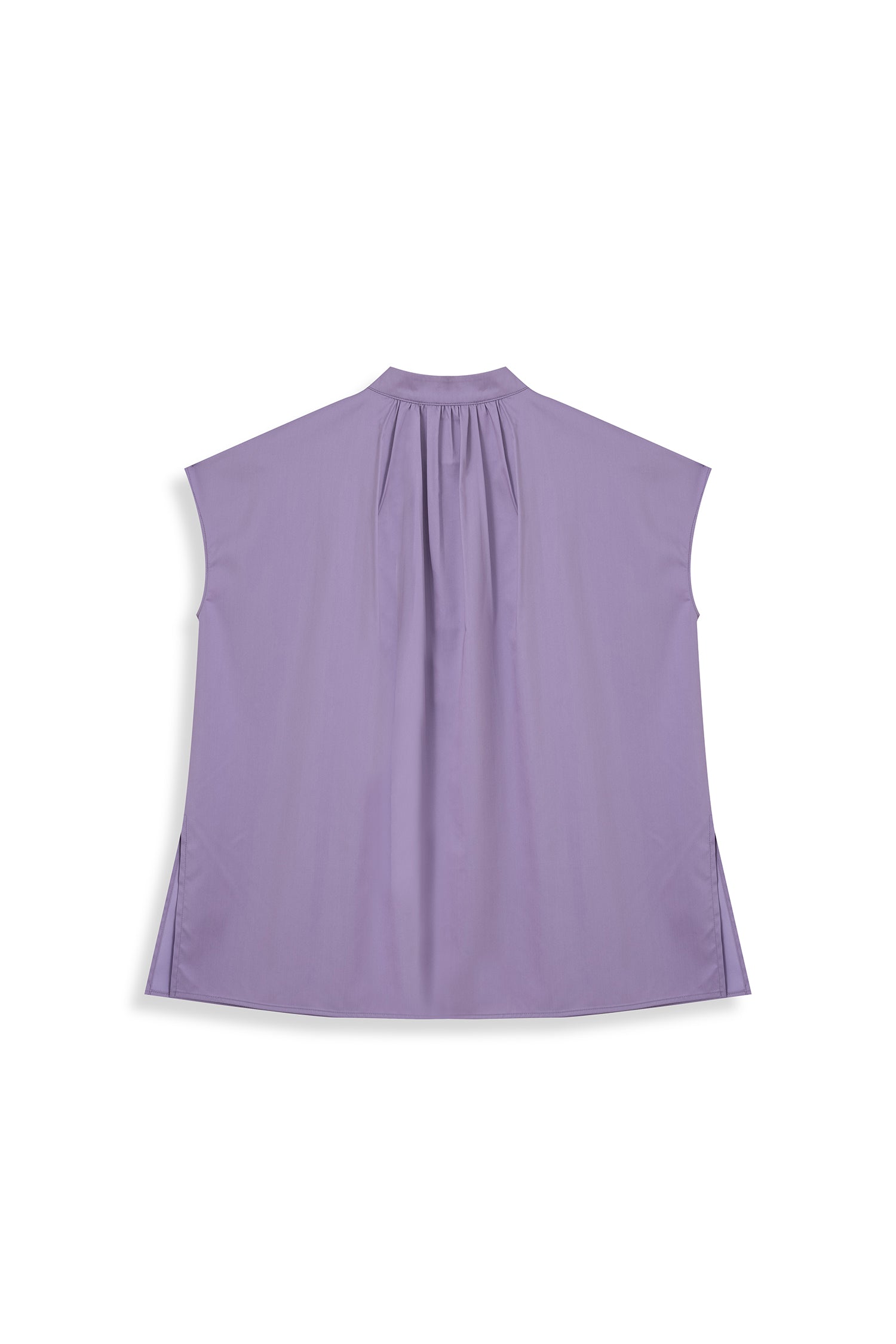Boxy Gathered Neck Top
