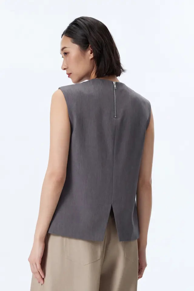 Overlap Pull-Over Vest