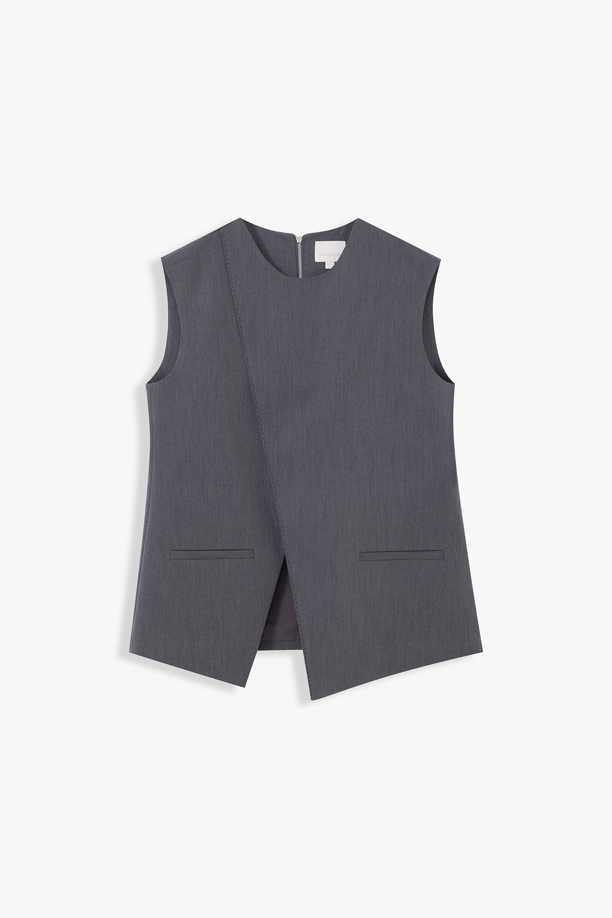 Overlap Pull-Over Vest