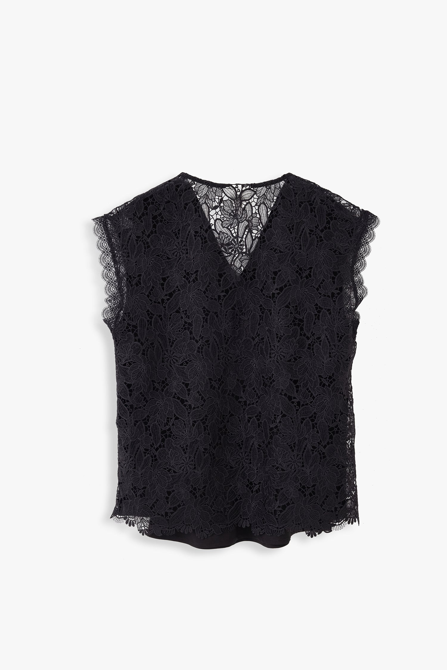 Cara Fine Lace Front Top
