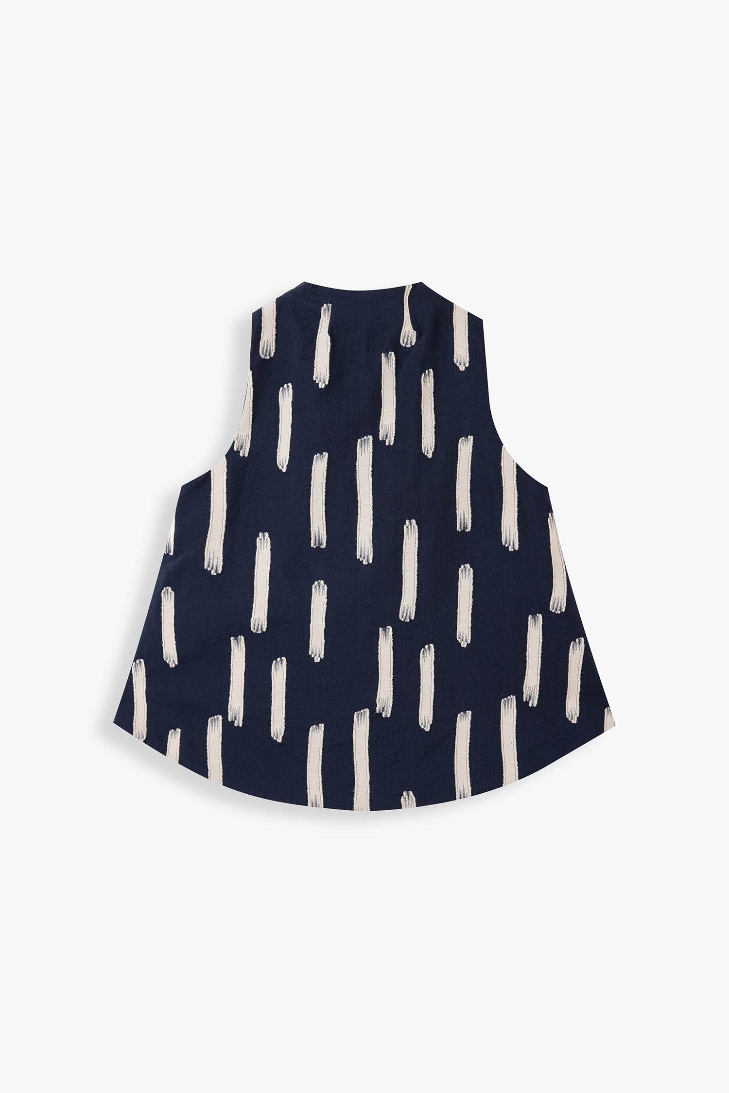 Thea Brush-stroke Lined Shell Top