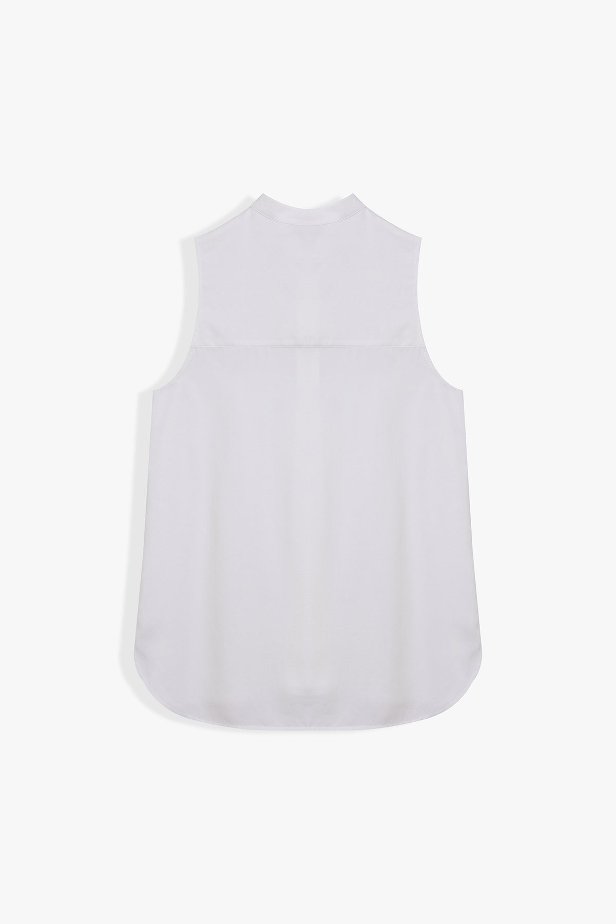 Elias Mandarin Collar Sleeveless Top