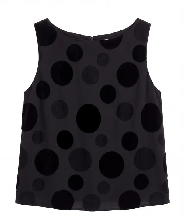 Paige Polka Dot Shell Top
