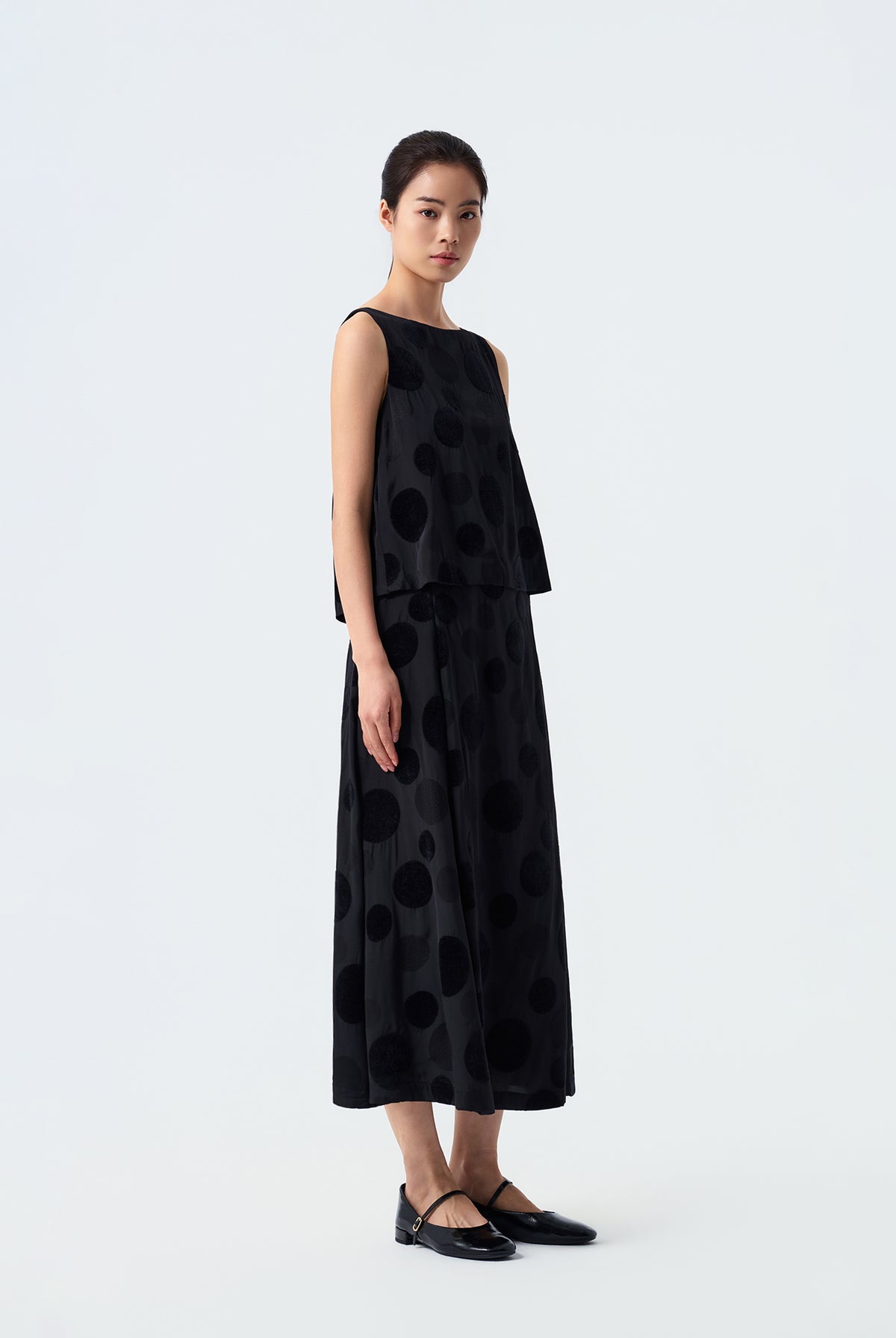 Paige Polka Dot Shell Top