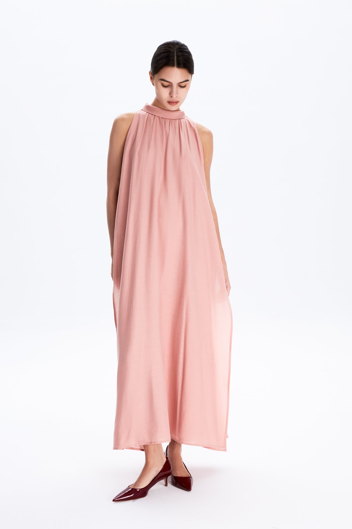 Back Neck Tie-Strap Dress