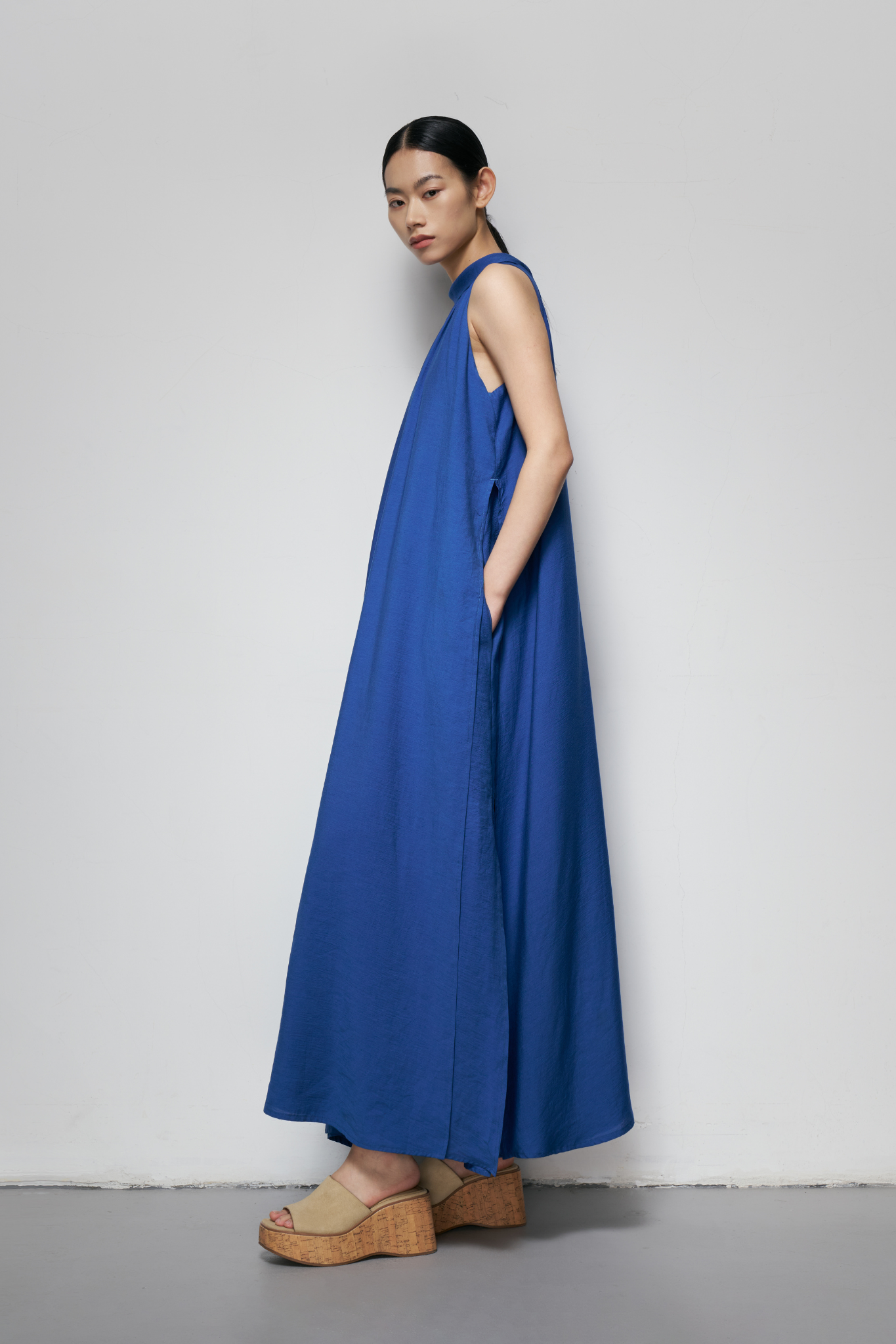 Back Neck Tie-Strap Dress
