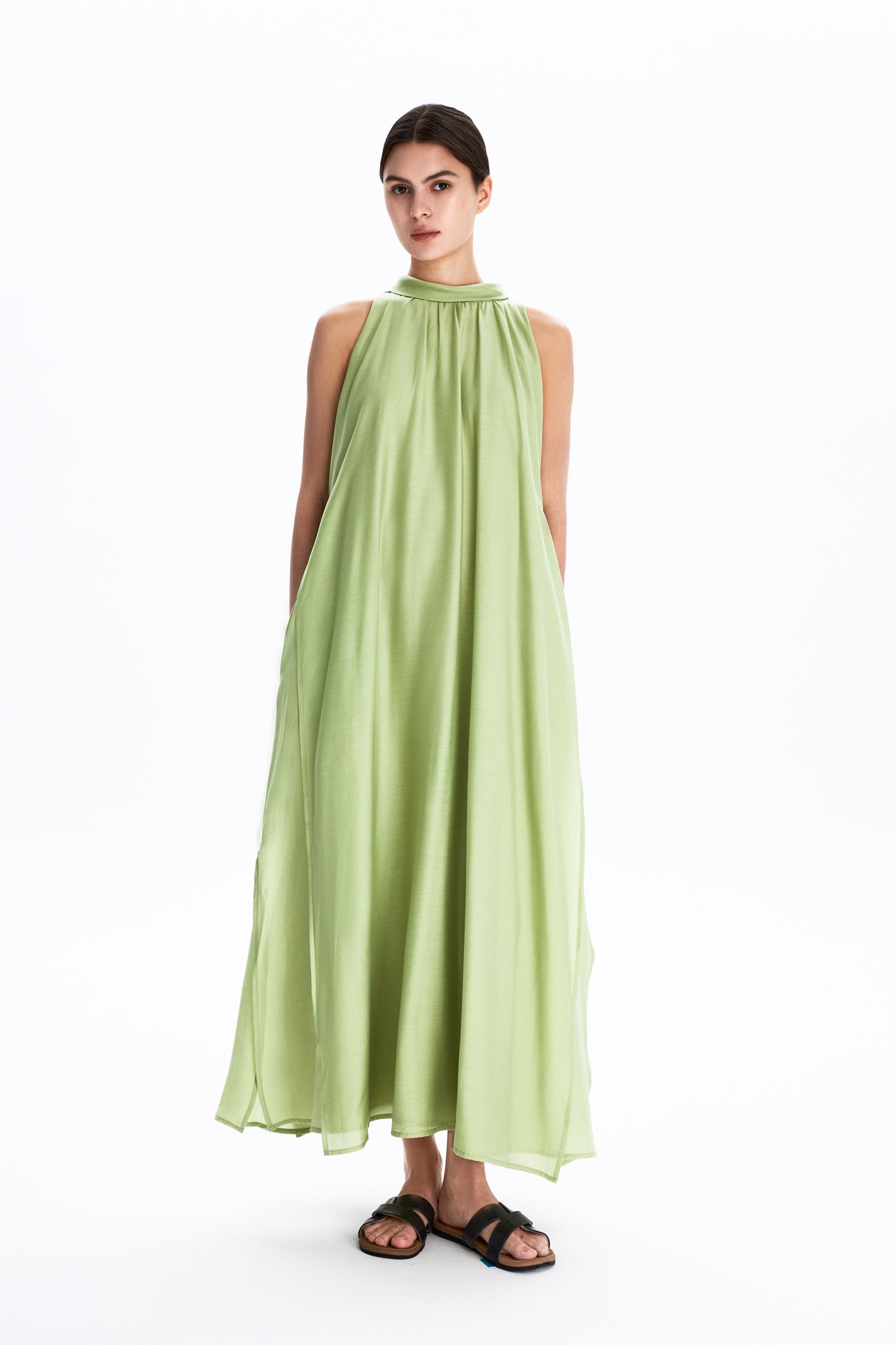 Back Neck Tie-Strap Dress