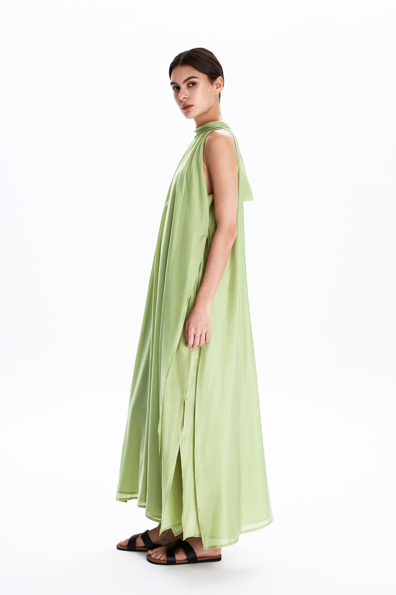Back Neck Tie-Strap Dress