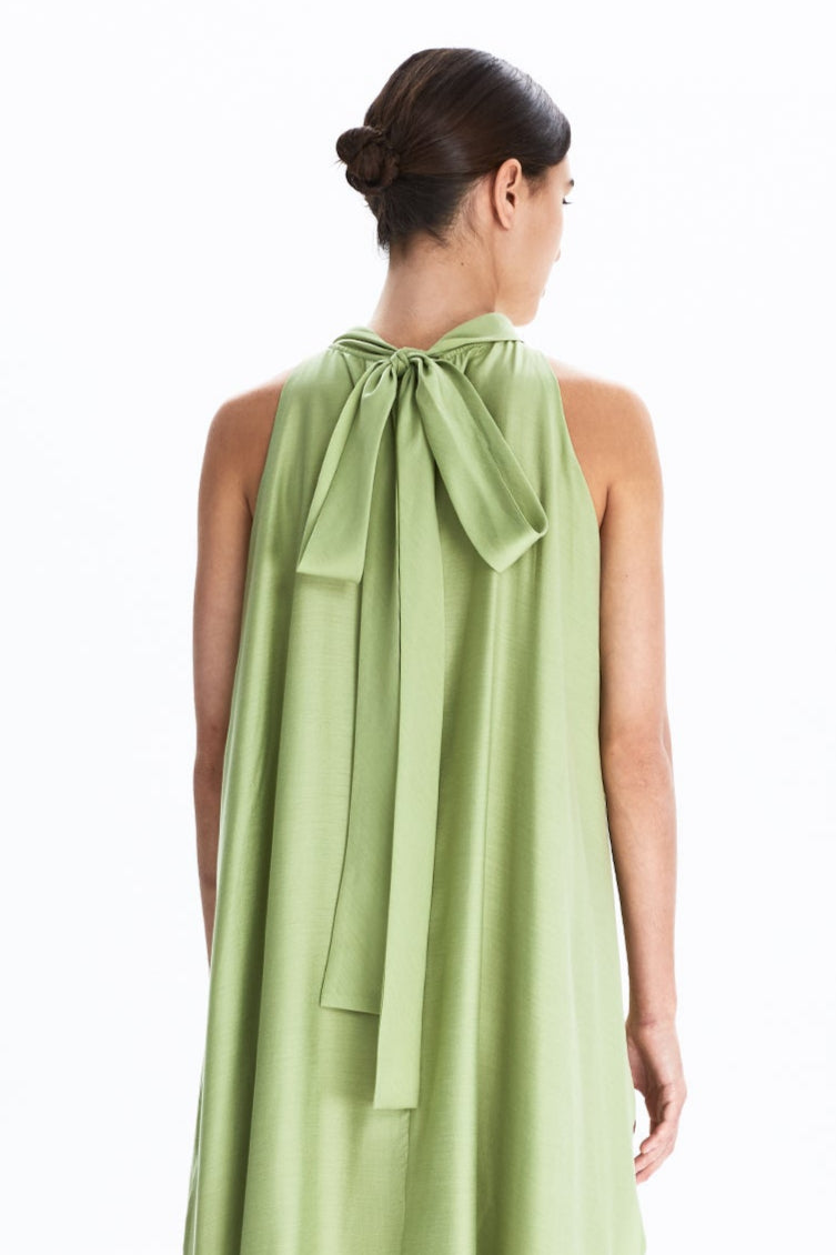 Back Neck Tie-Strap Dress