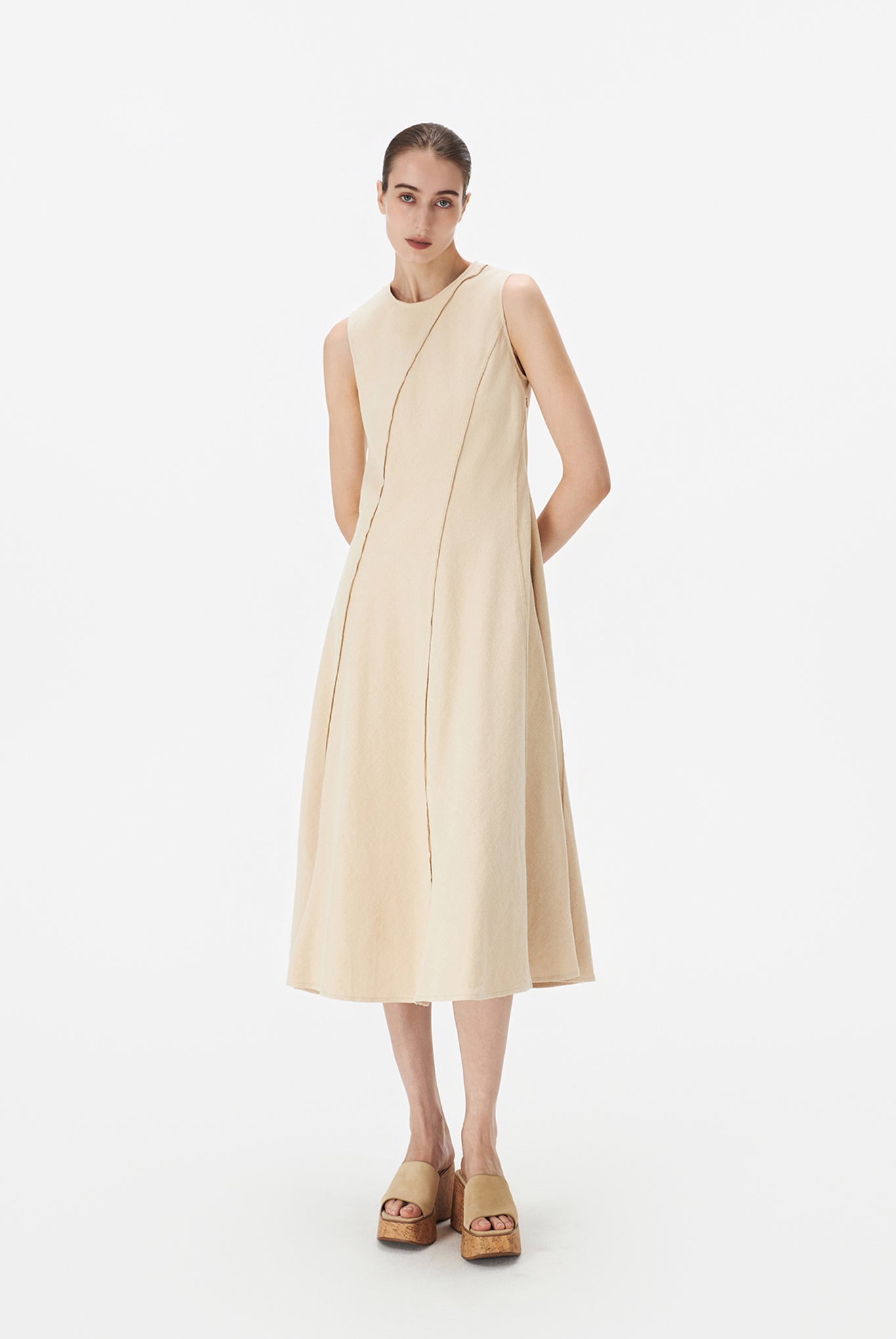 Panelled Shift Dress