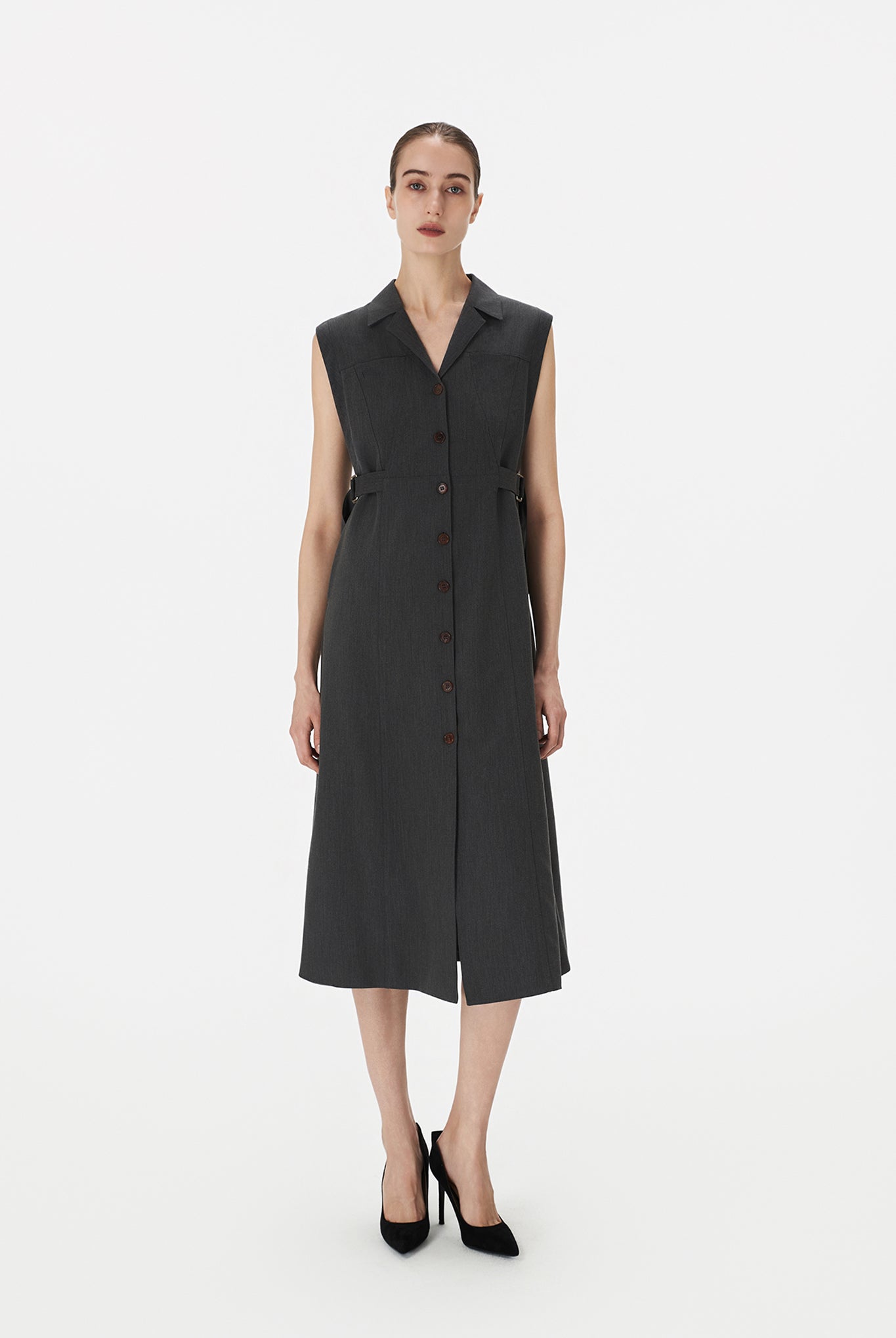 Shirt Dress with Double D-Ring