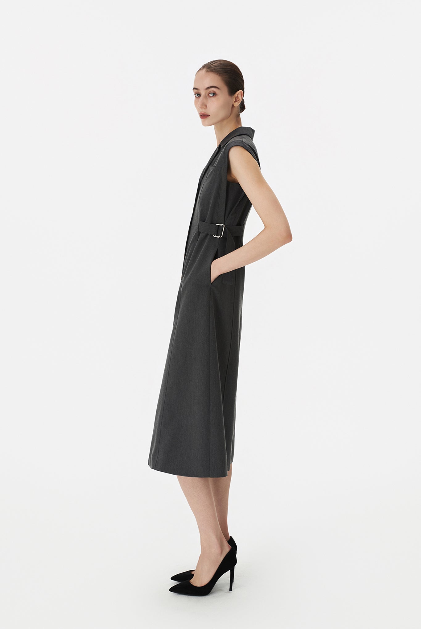Shirt Dress with Double D-Ring