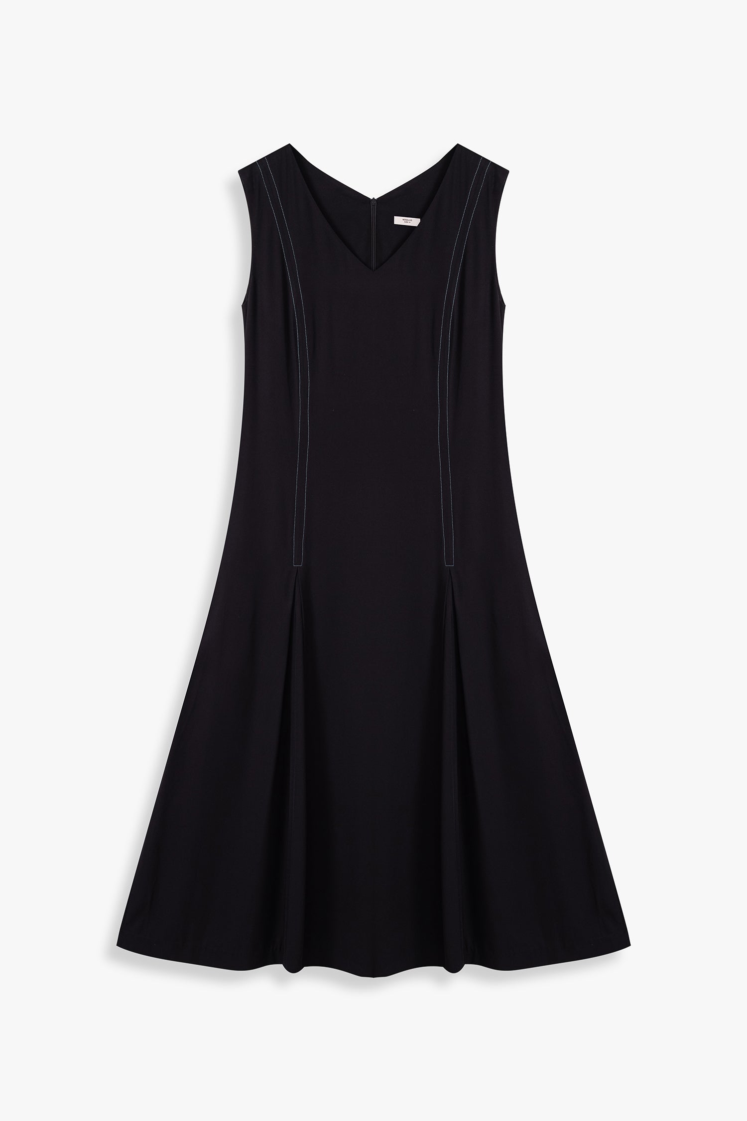 V-Neck Midi Dress