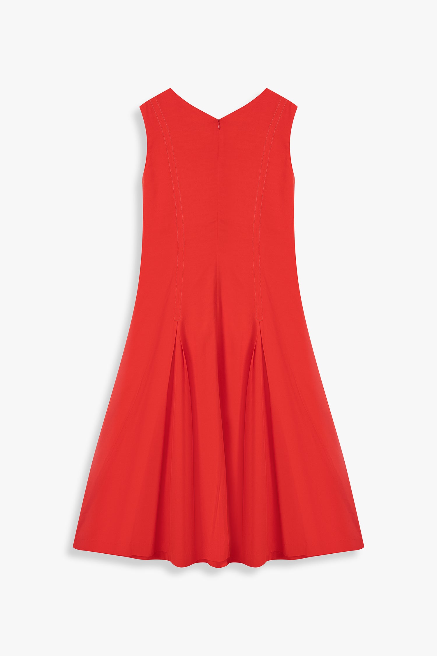 V-Neck Midi Dress