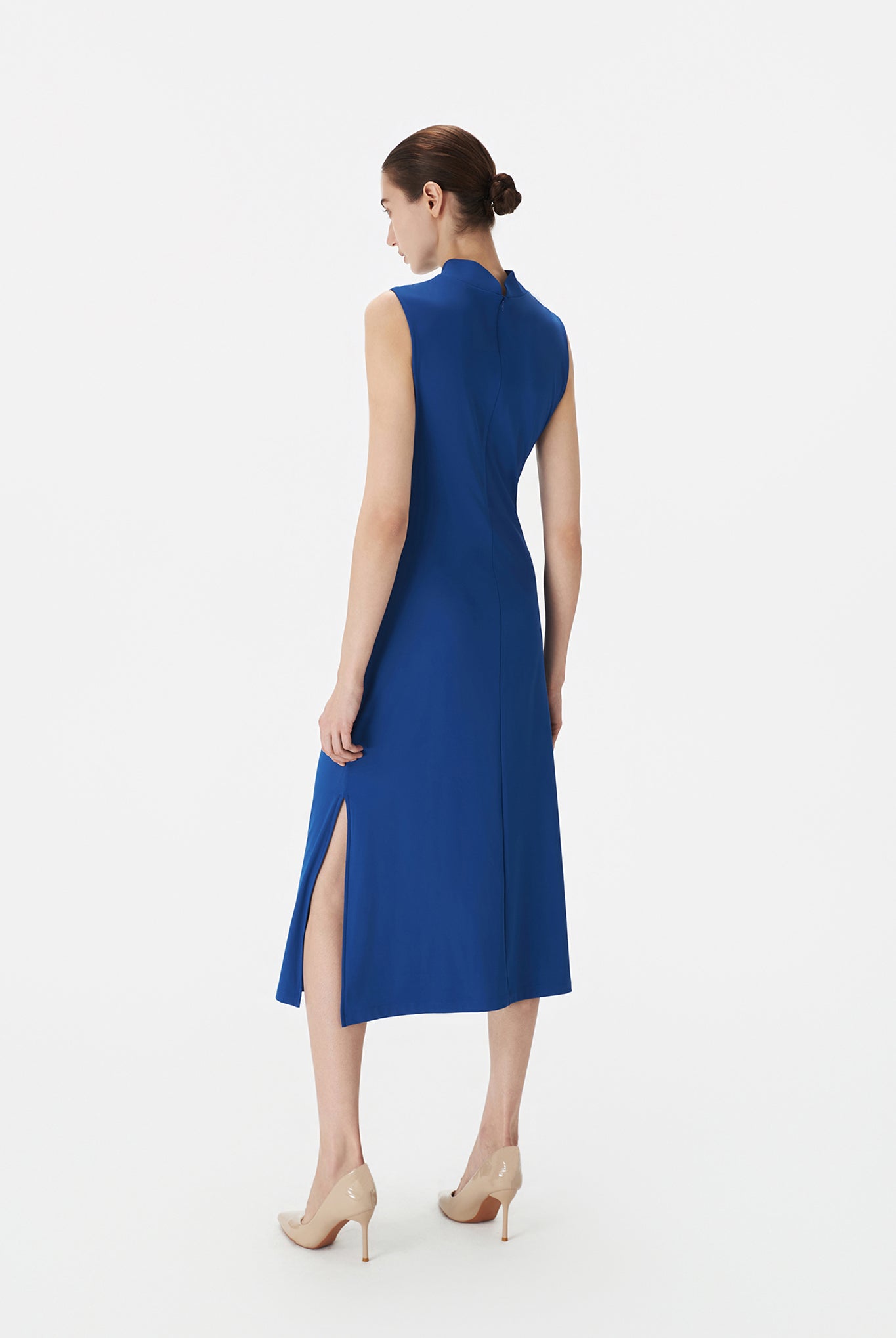 Modern Mandarin Collar Dress