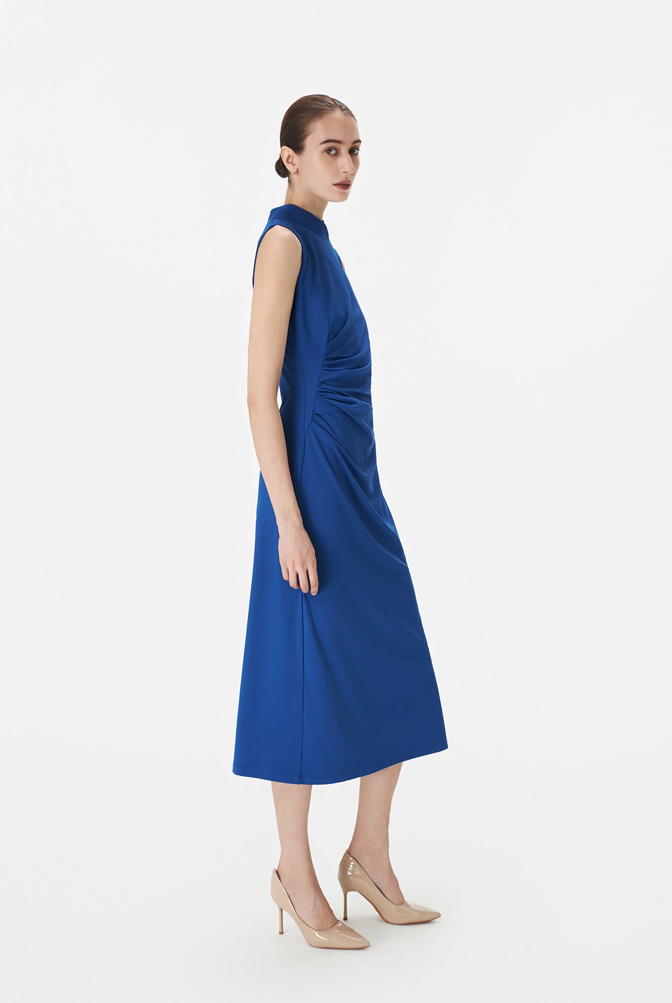 Modern Mandarin Collar Dress