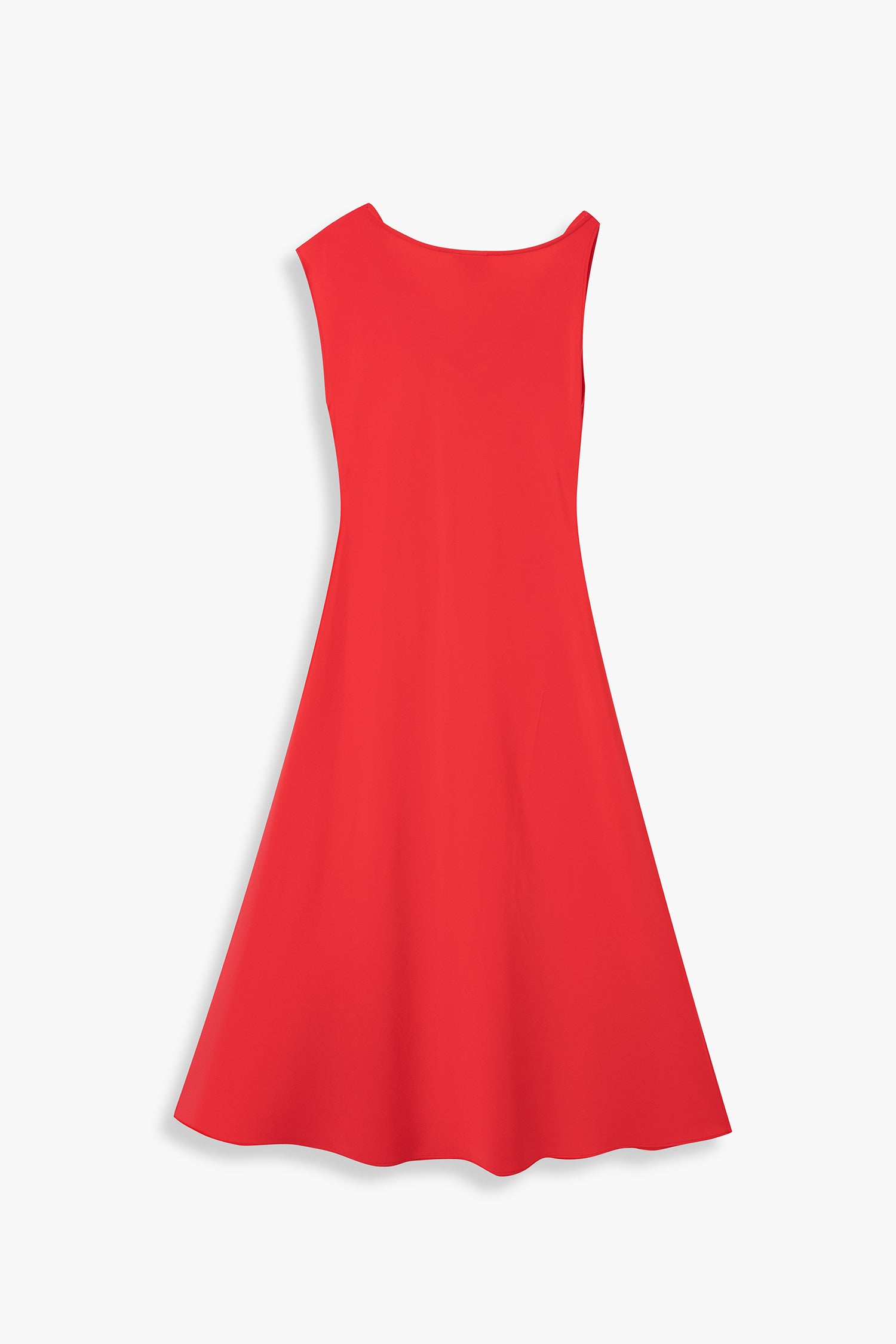 Cowl Neck Dress with Asymmetric Shoulder