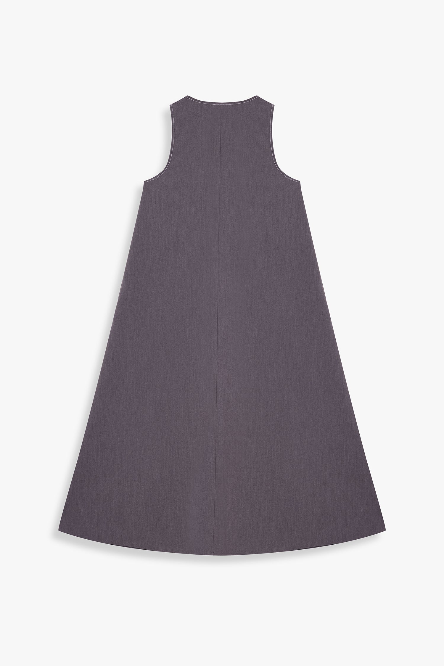 V-Neck Midi Dress With Shoulder-Tie
