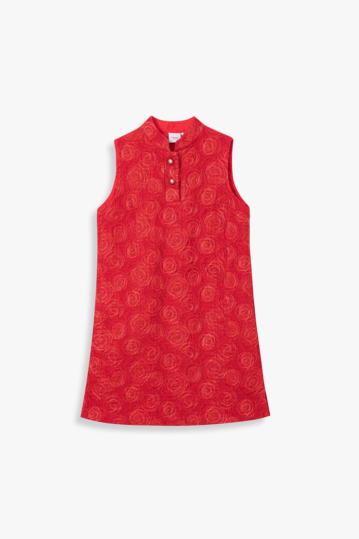 Fully Lined High Neck Dress