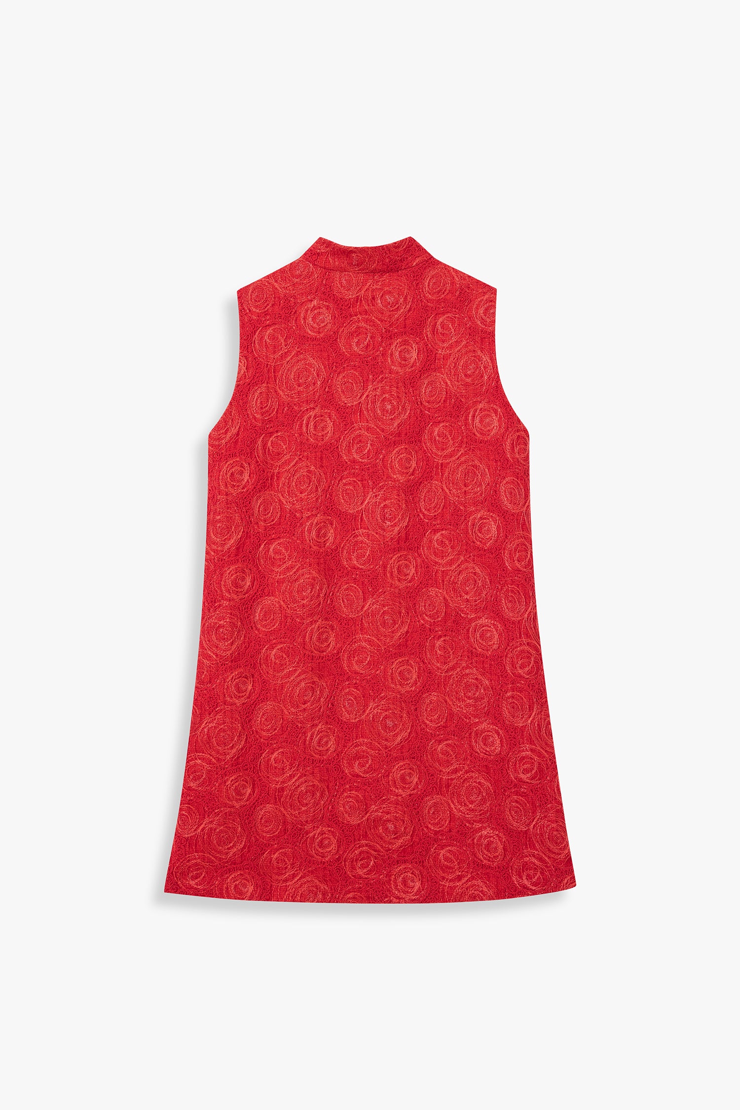 Fully Lined High Neck Dress