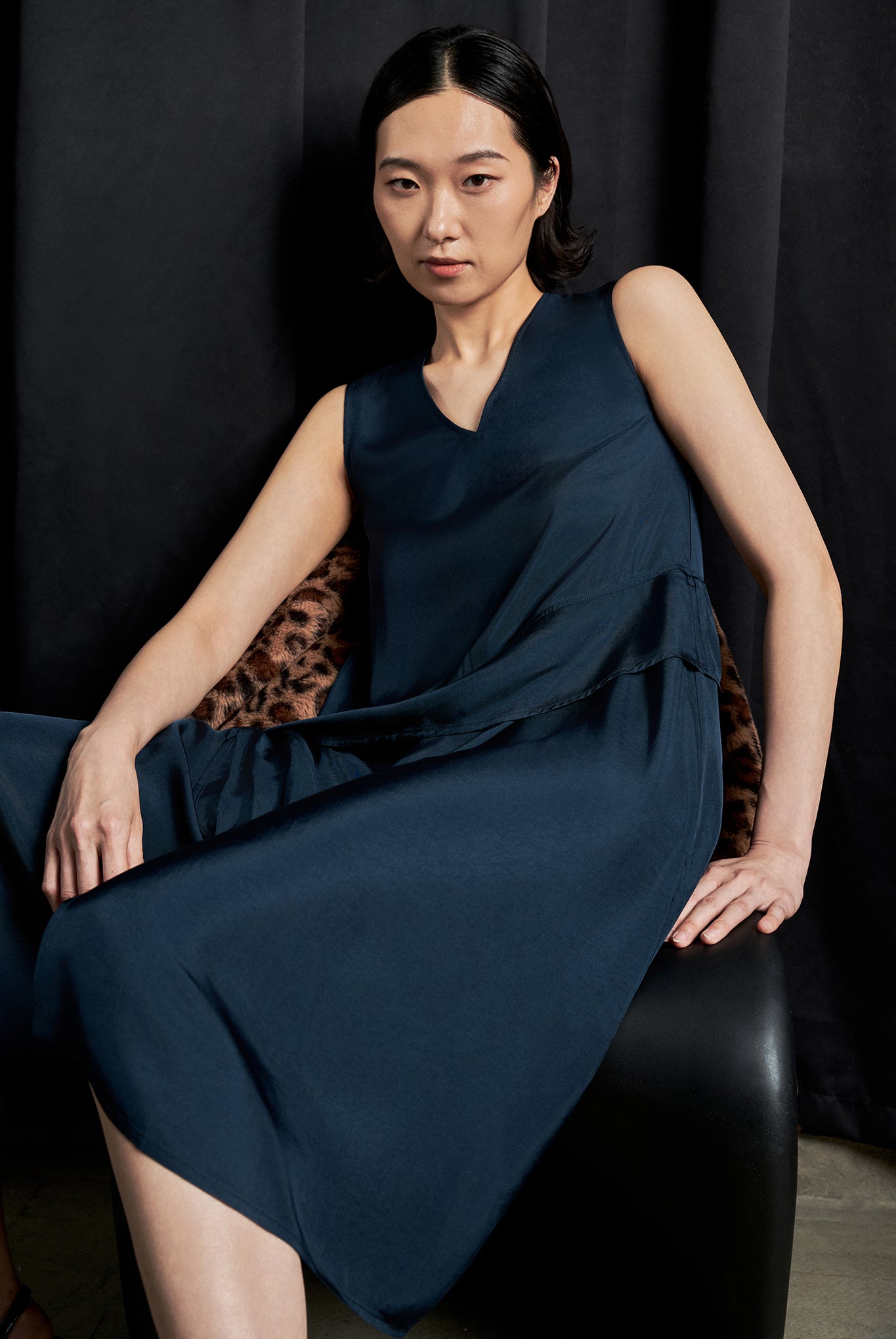 V Neck Shift Dress