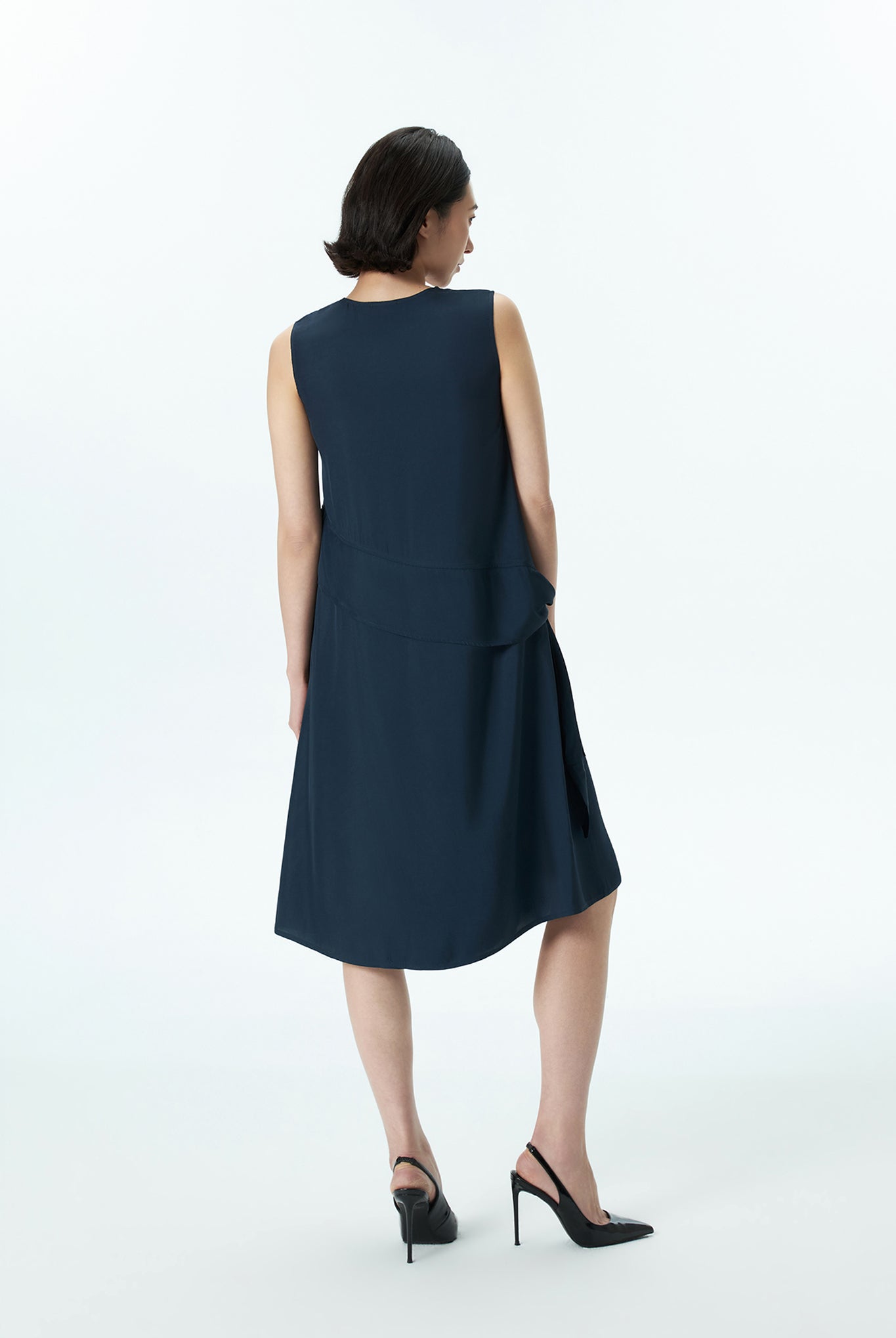 V Neck Shift Dress