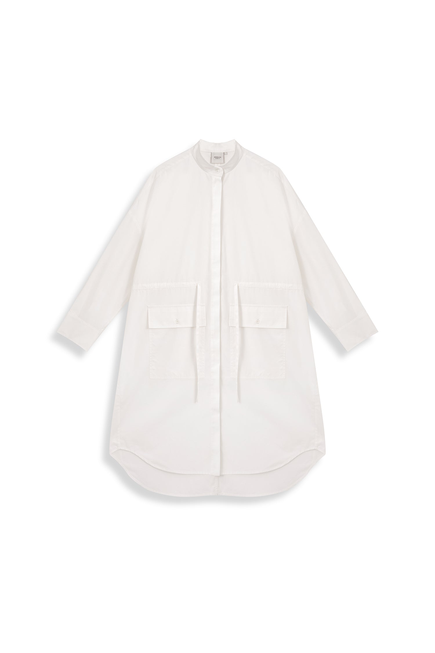 Drawstring Shirt Dress