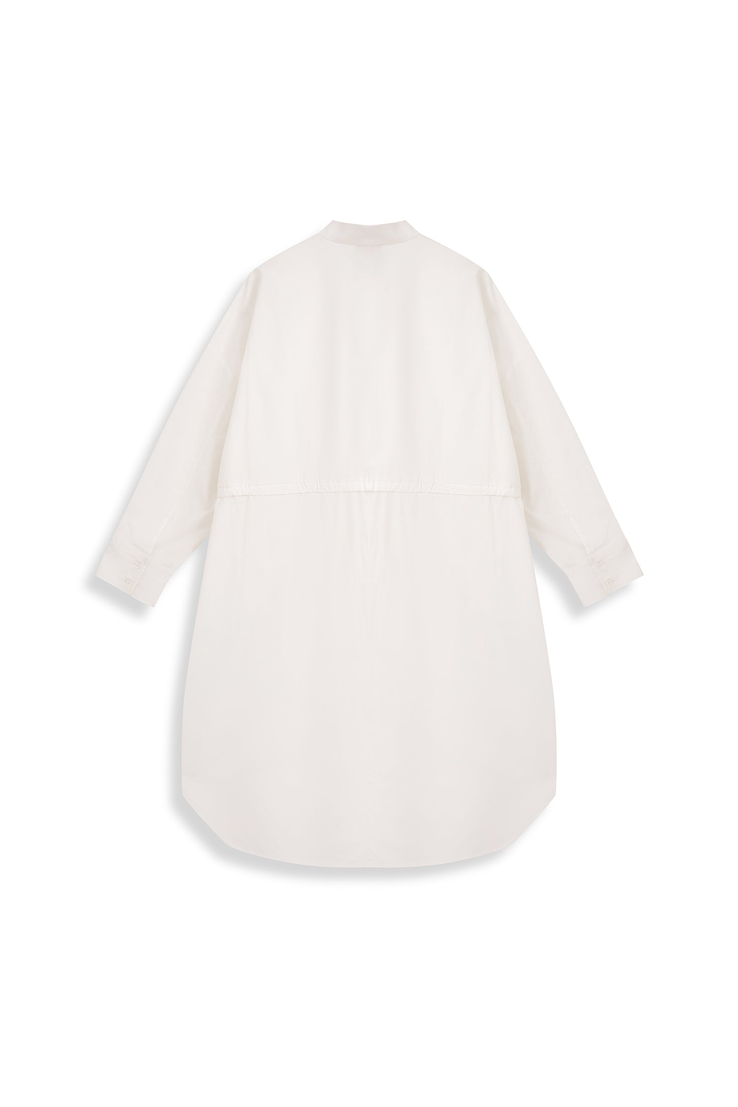 Drawstring Shirt Dress