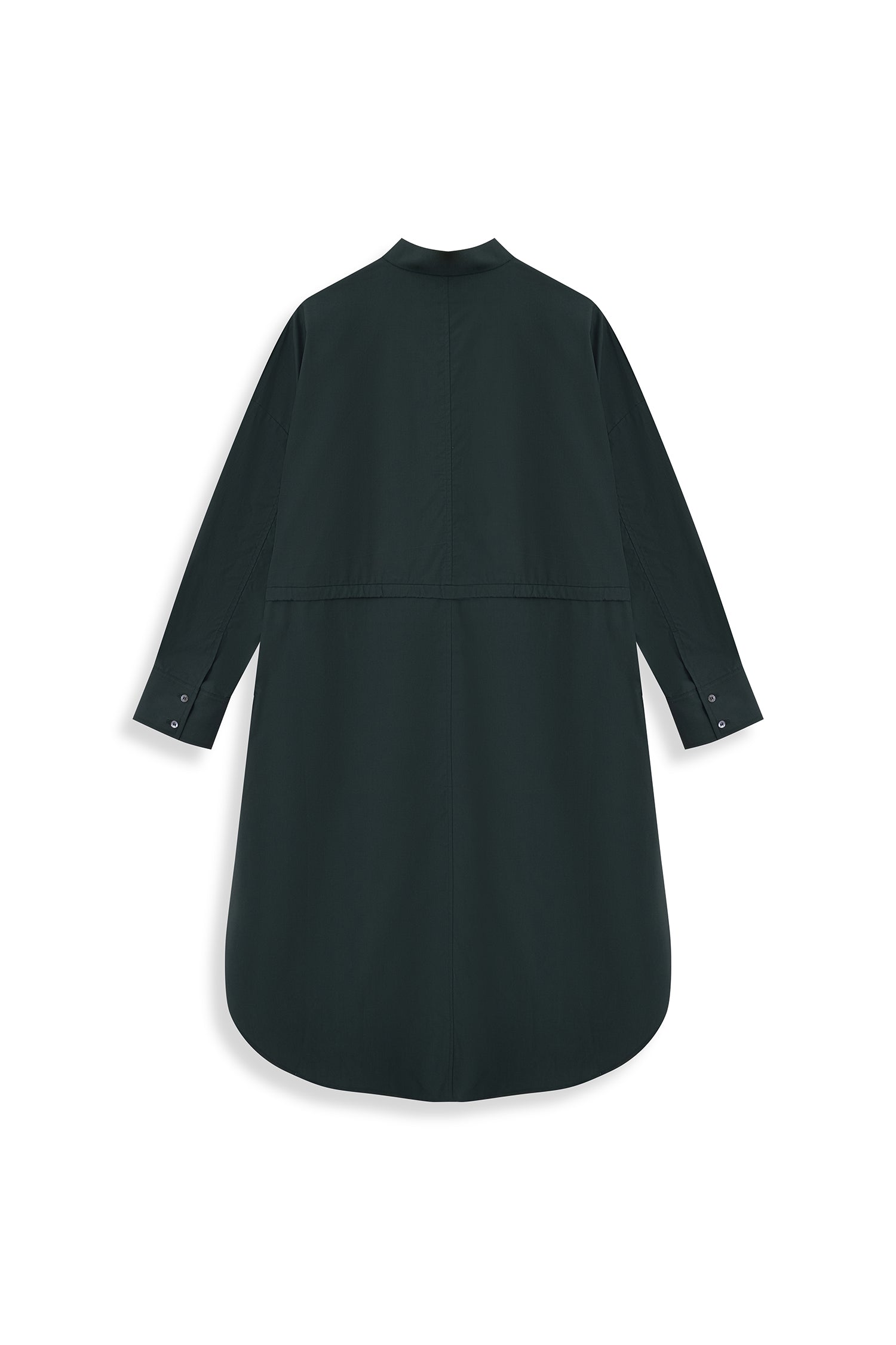 Drawstring Shirt Dress