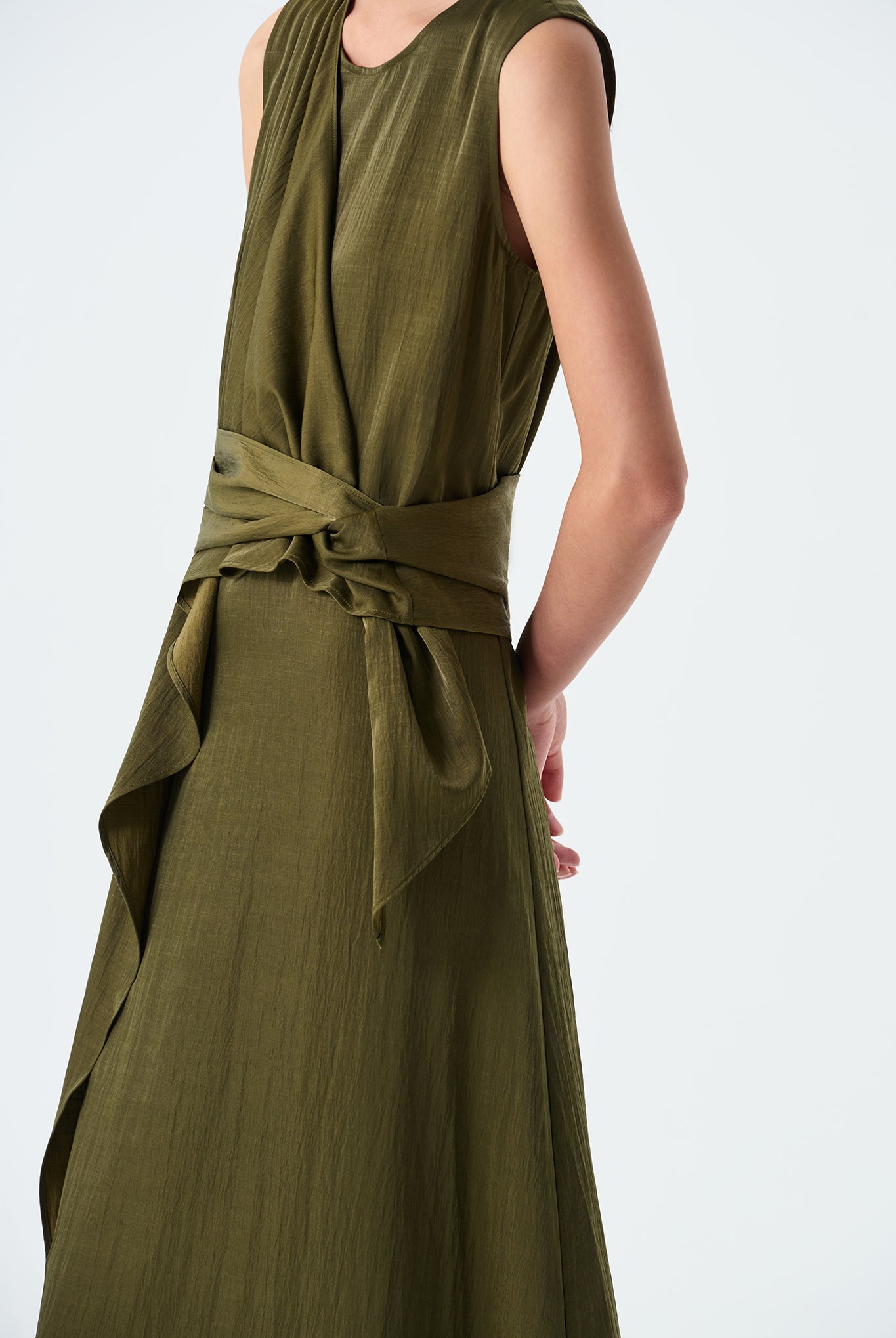 Mira Draped Shift Dress