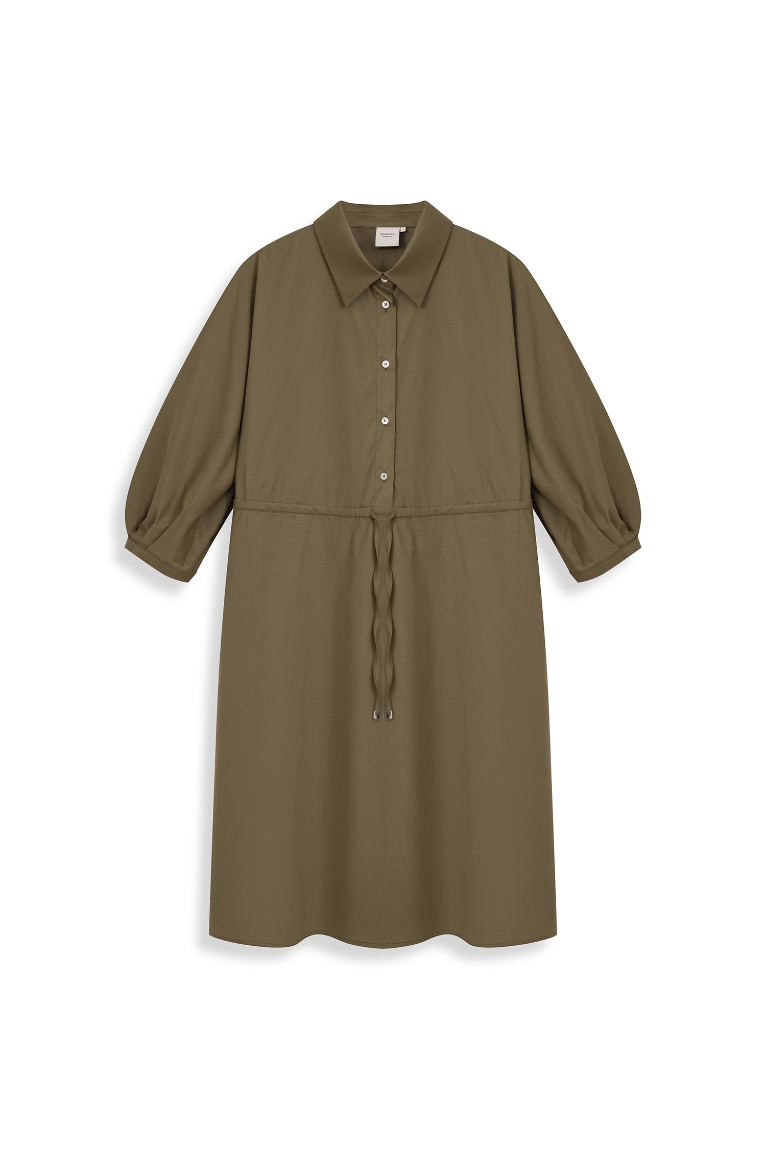Puff Sleeve Shirt Dress