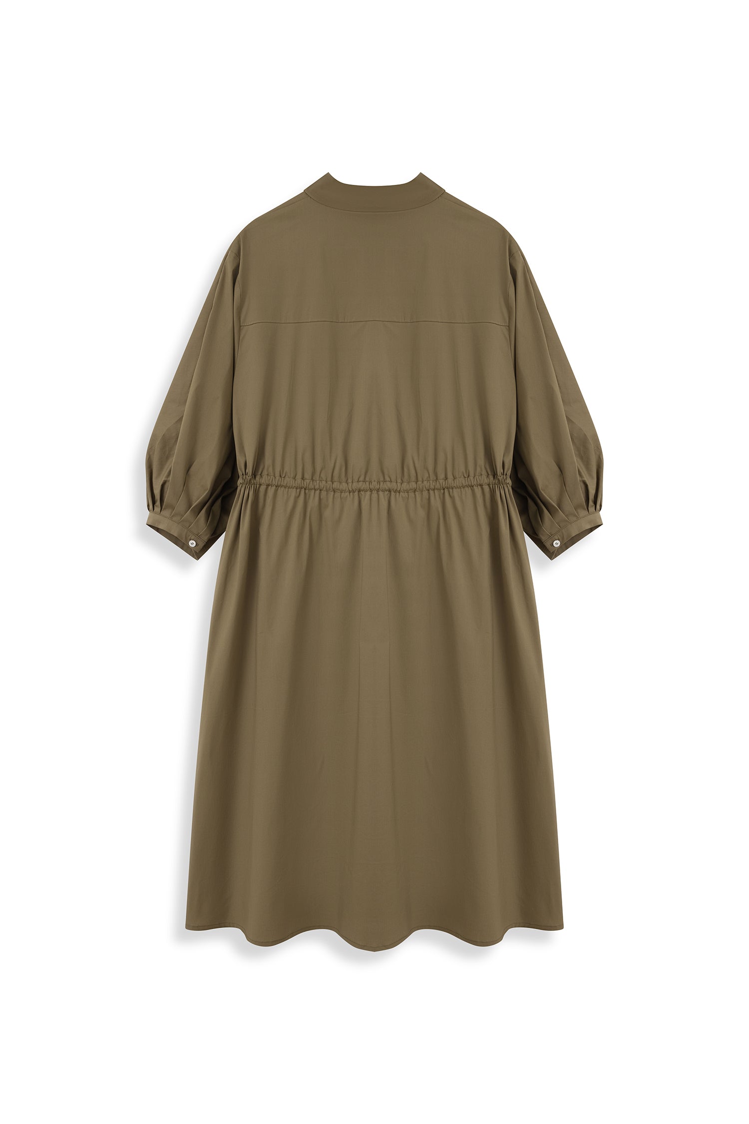 Puff Sleeve Shirt Dress