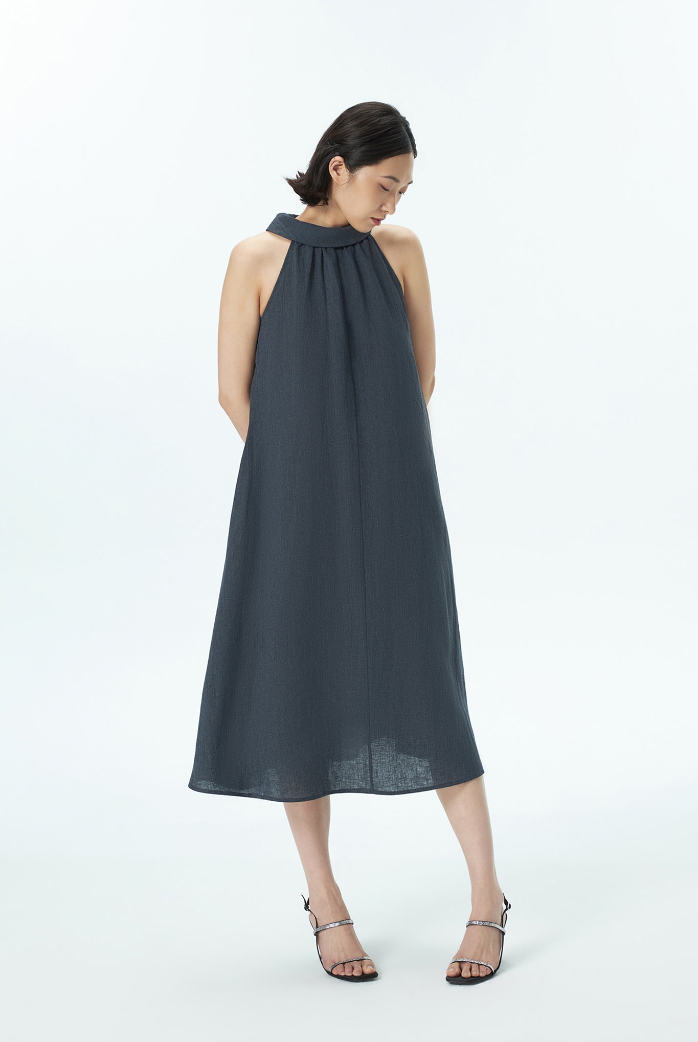 Cowl Neck Tent Dress