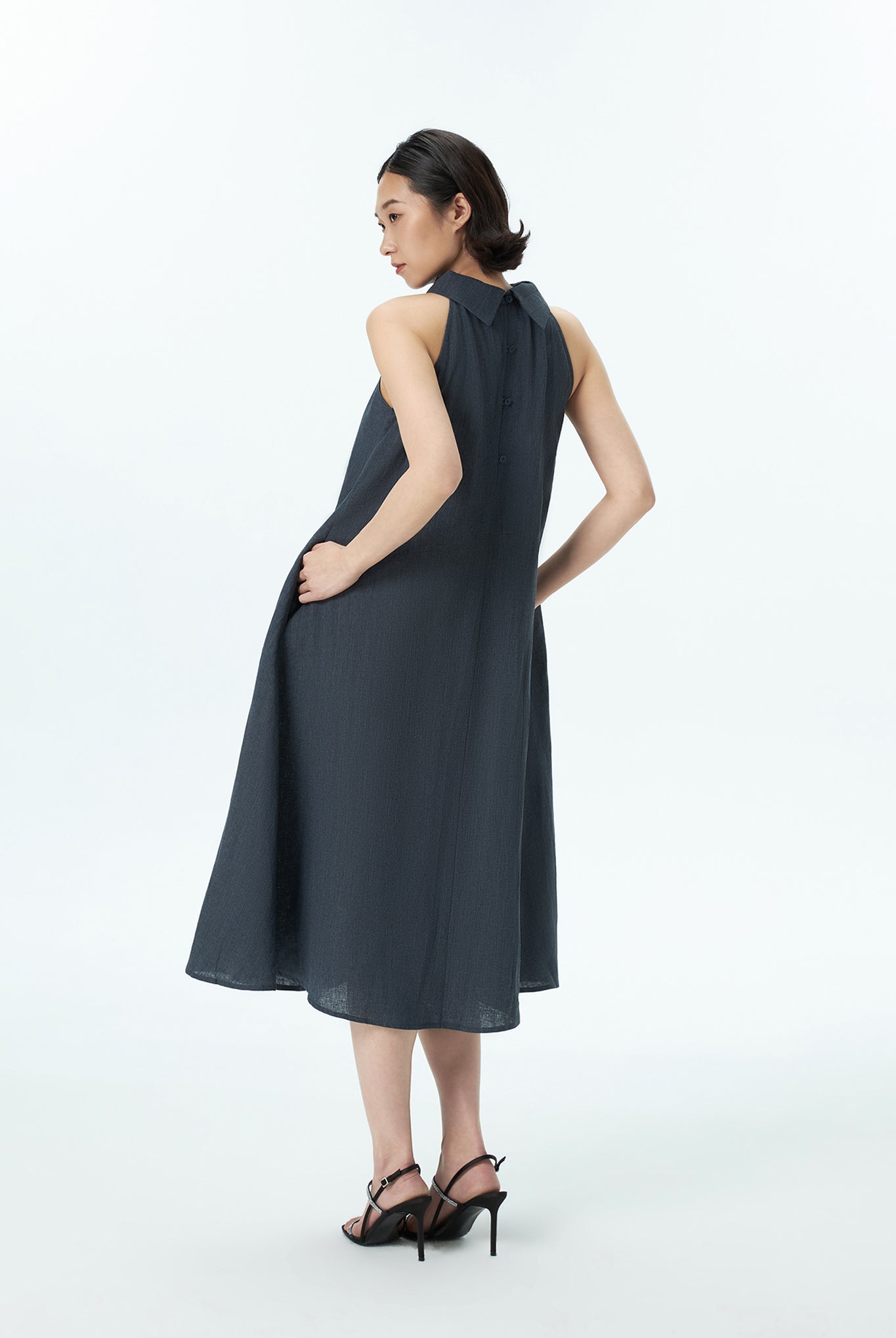 Cowl Neck Tent Dress