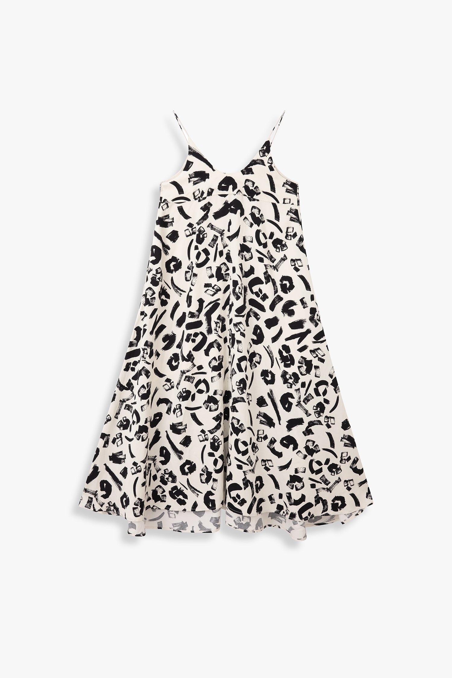 Printed Flare Tent Dresss