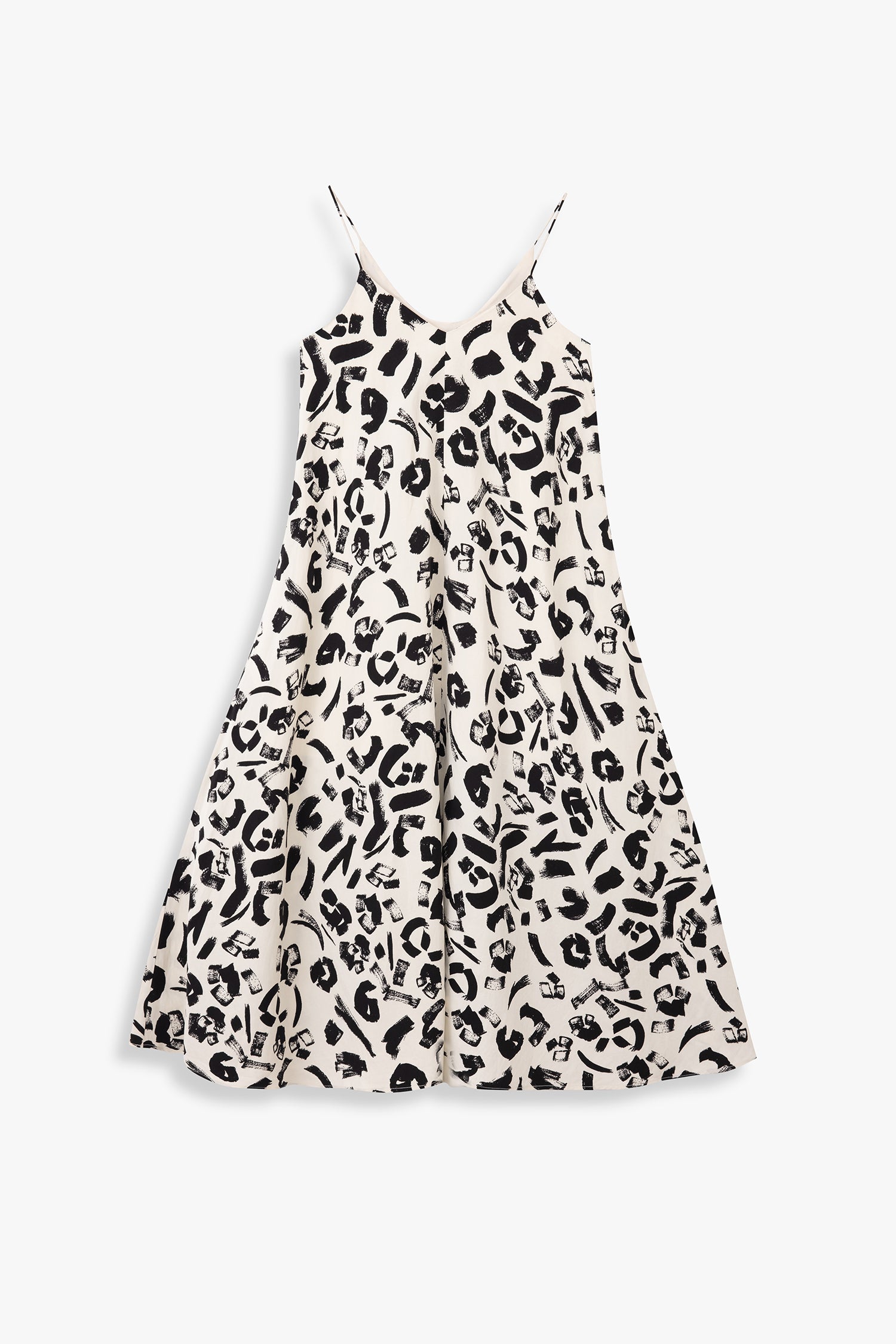Printed Flare Tent Dresss