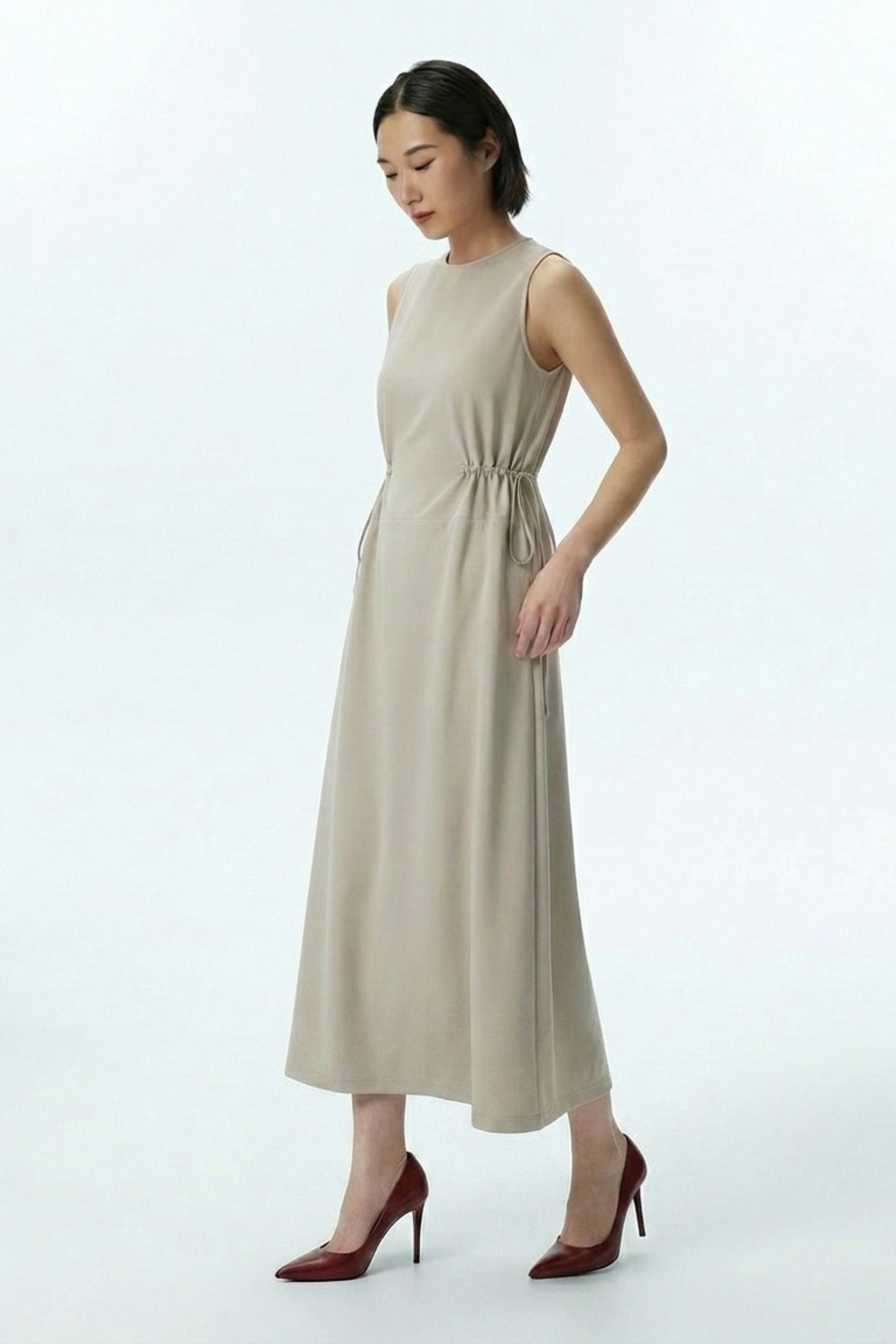 Round Neck Shift Dress
